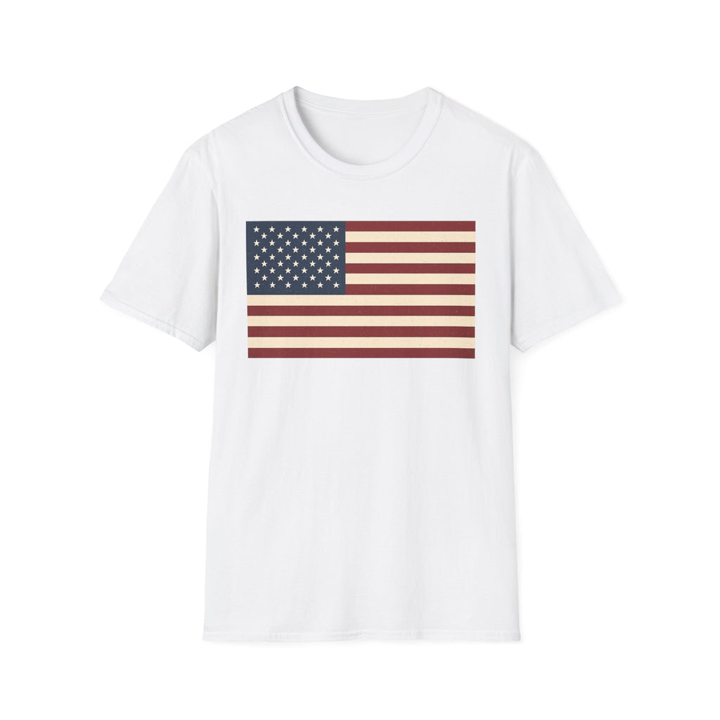 American Flag Softstyle Cotton Shirt T-Shirt