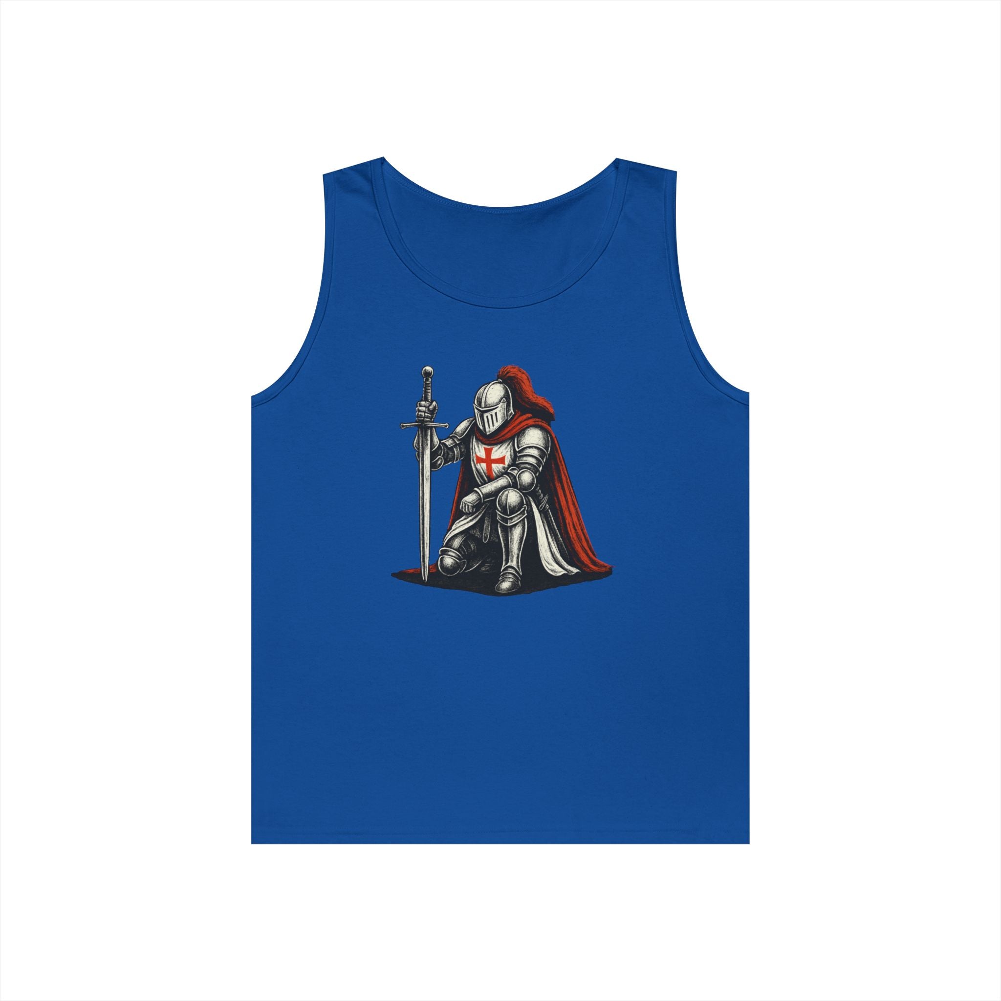 Crusader Knight Unisex Heavy Cotton Tank Top