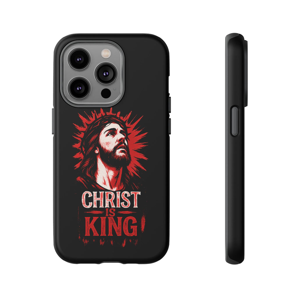 Christ is King Phone Case, Tough Phone Cover for Christian Faith