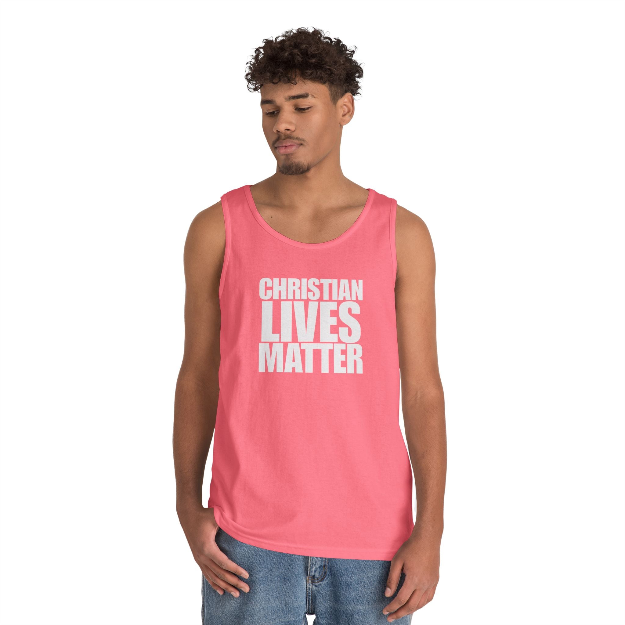 Christian Lives Matter Heavy Cotton Tank Top
