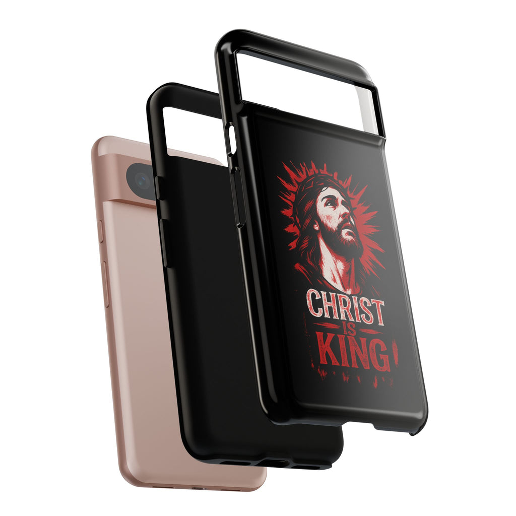Christ is King Phone Case, Tough Phone Cover for Christian Faith