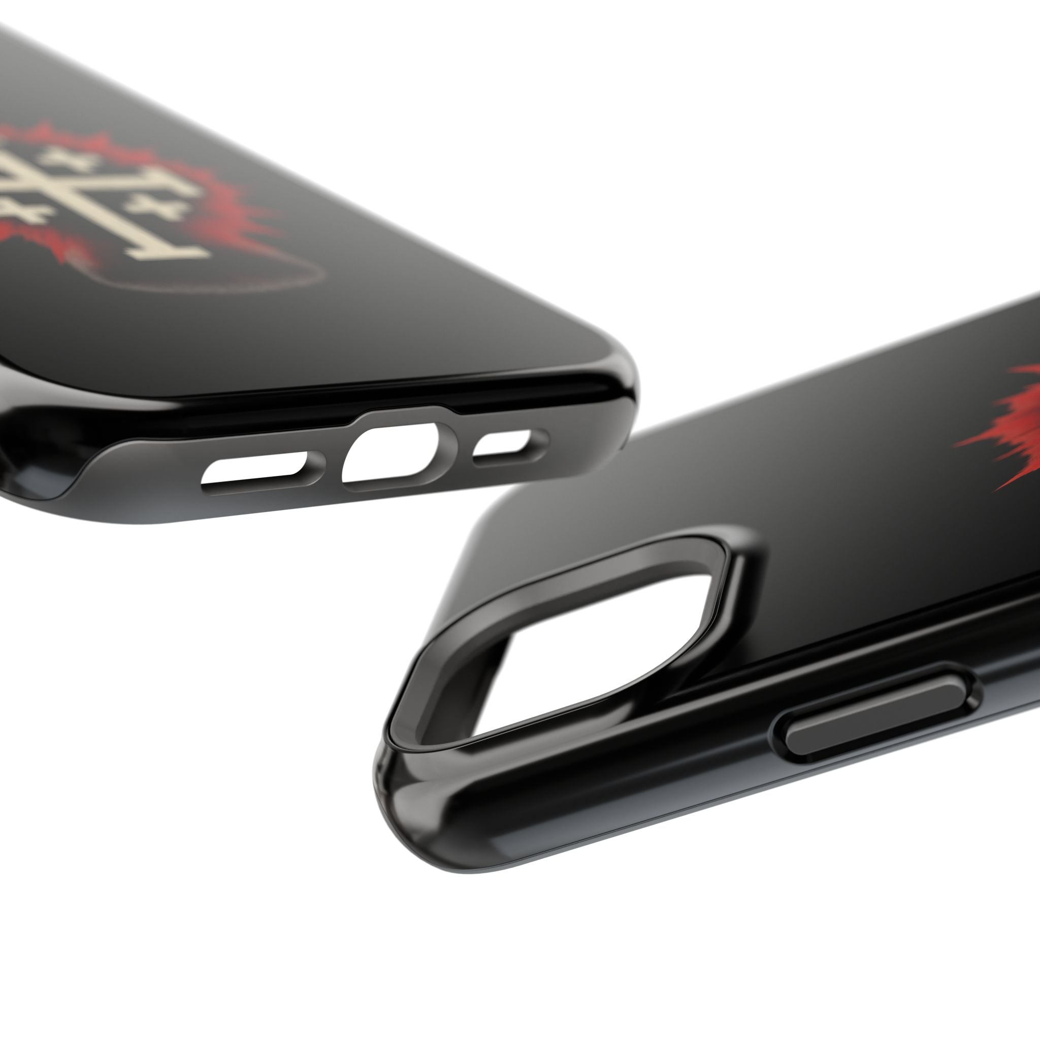 Cross Graphic Impact-Resistant Magnetic Phone Case