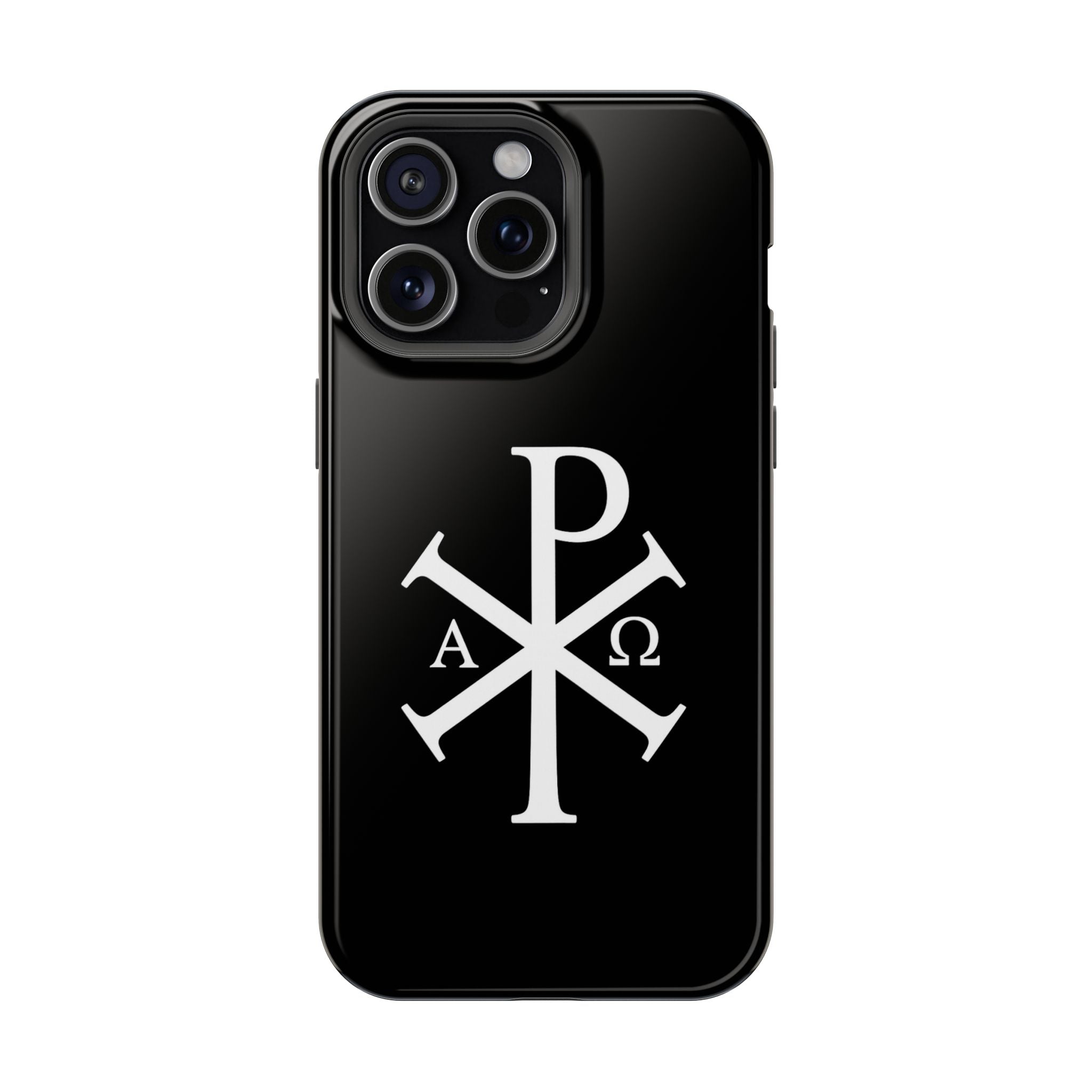Pi Chi Rho White Design Magnetic Impact-Resistant Cases