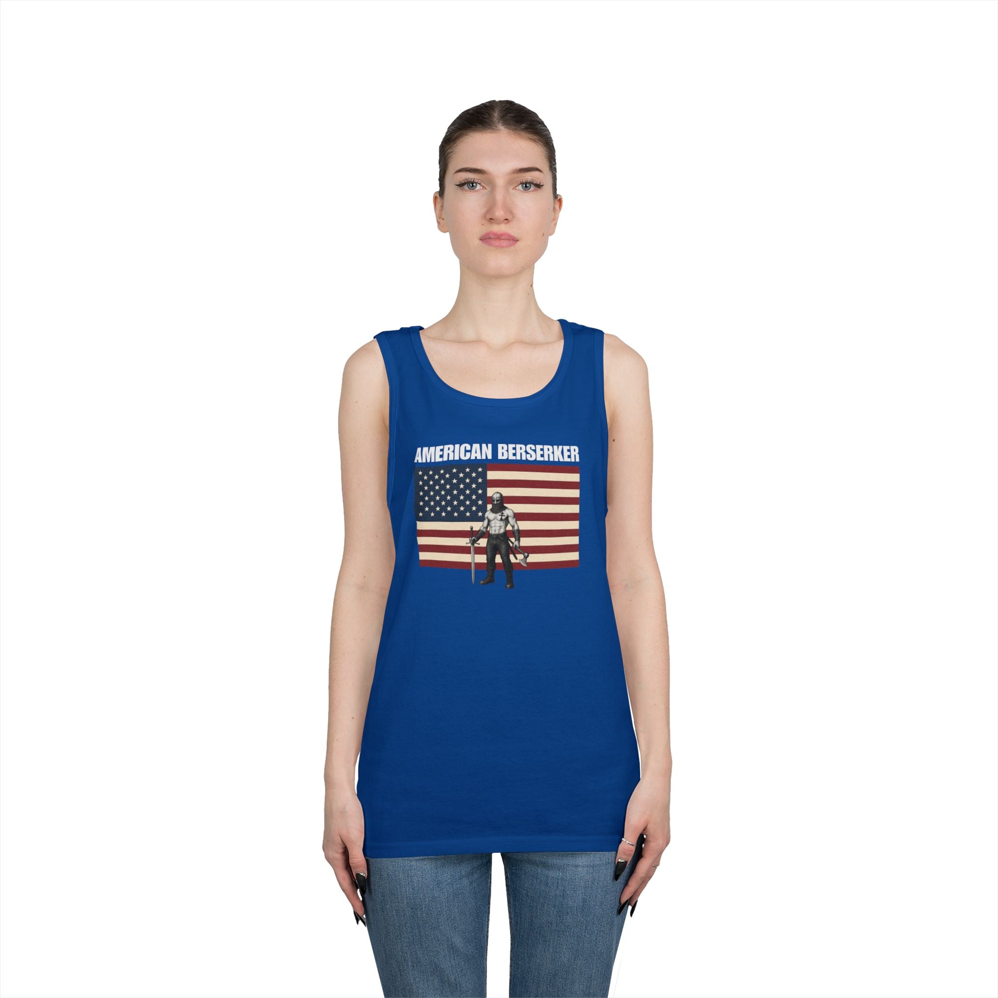 Bold American Berserker Heavy Cotton Tank Top