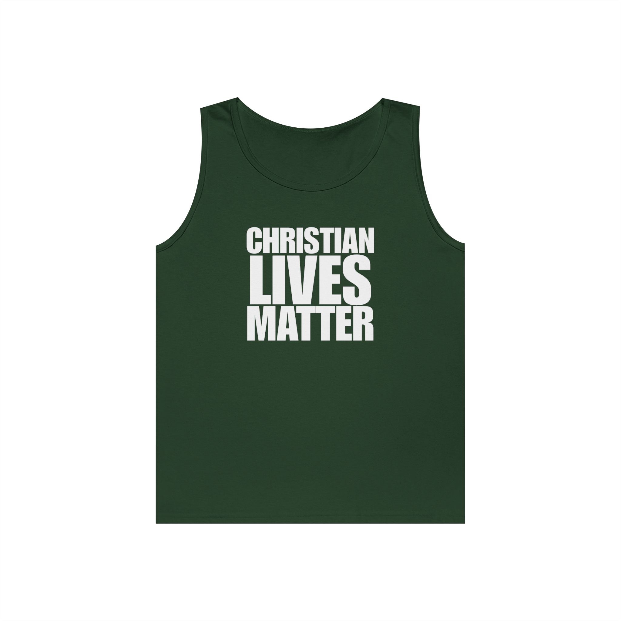 Christian Lives Matter Heavy Cotton Tank Top