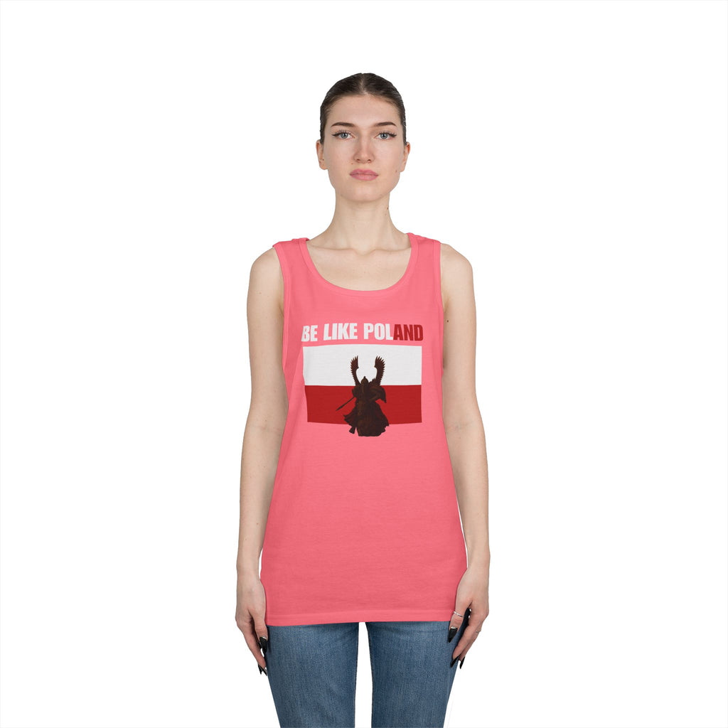 Be Like Poland Winged Hussar Heavy Cotton Tank Top