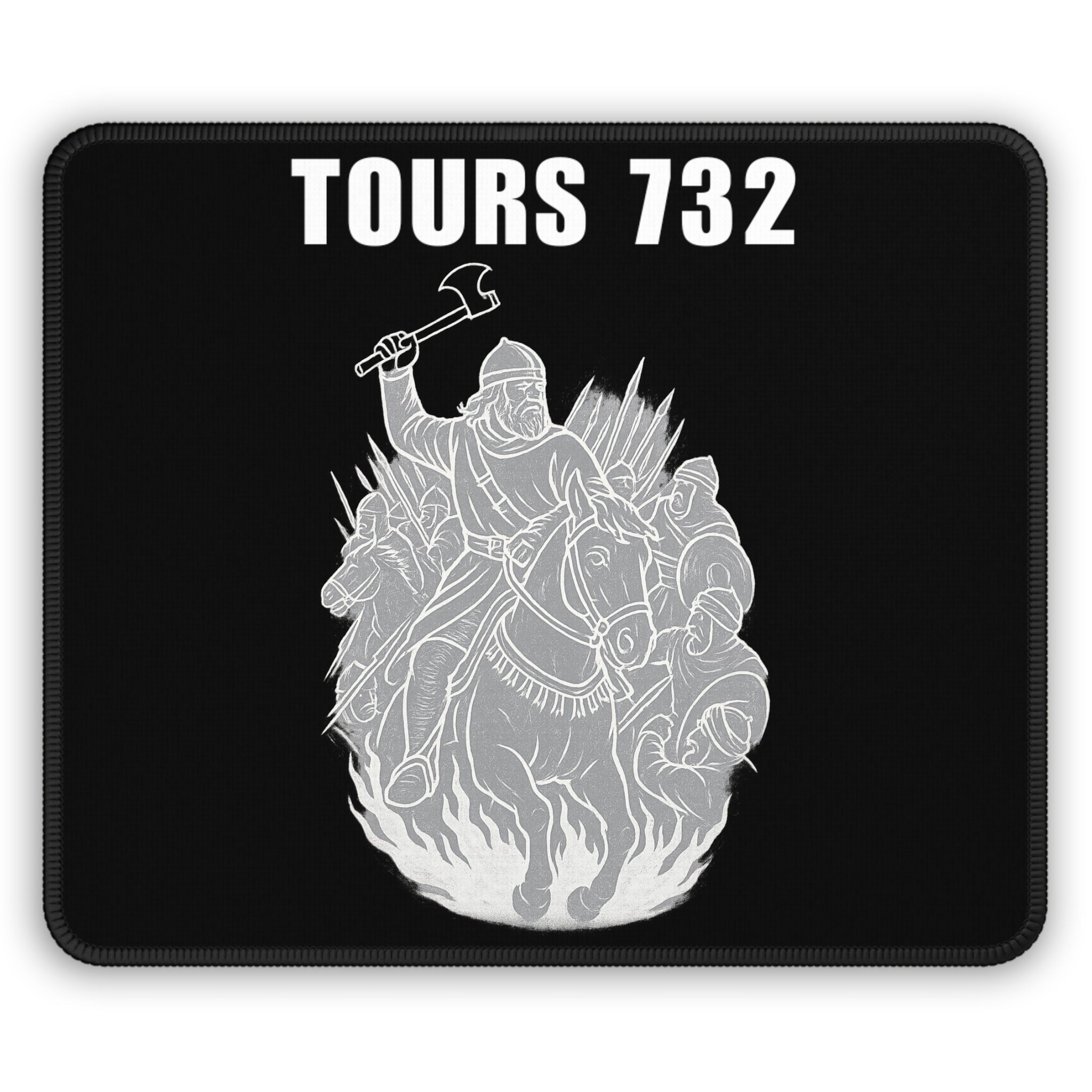 Battle of Tours 732 AD Charles "The Hammer" Martel Design Epic Gaming Mouse Pad