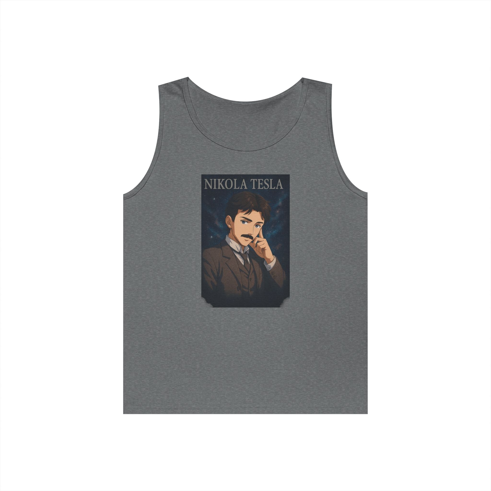 Nikola Tesla Unisex Heavy Cotton Tank Top