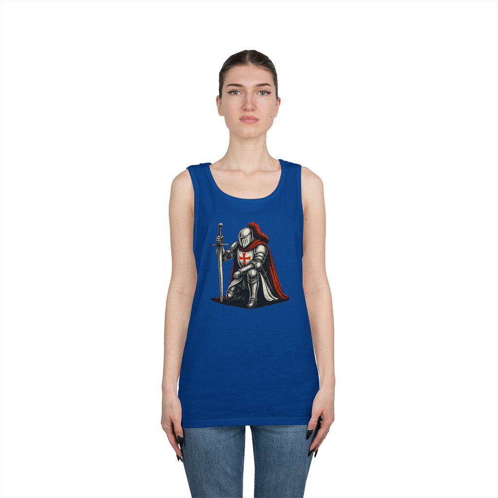 Crusader Knight Unisex Heavy Cotton Tank Top