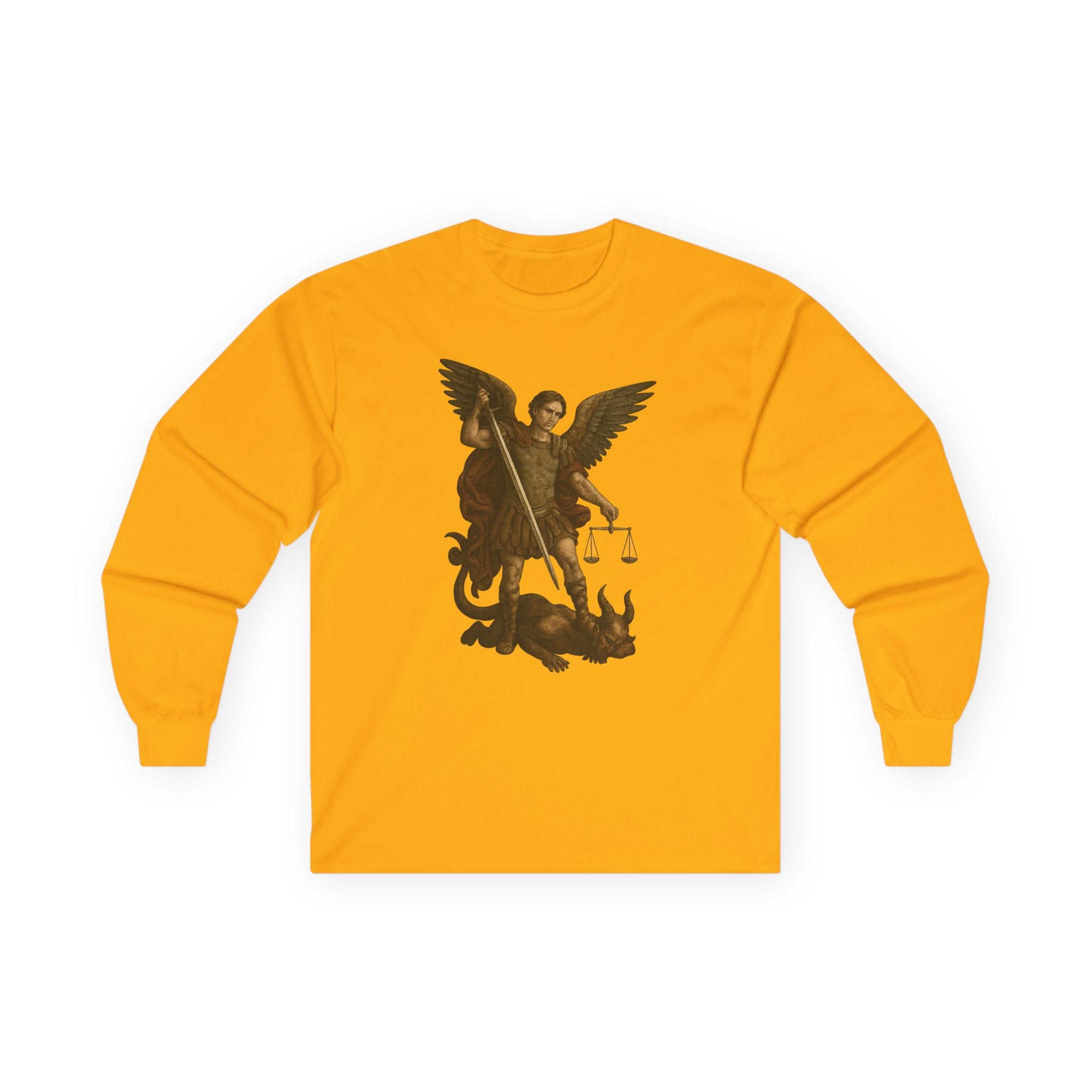 Michael the Archangel Graphic (Image Only) Long Sleeve Tee
