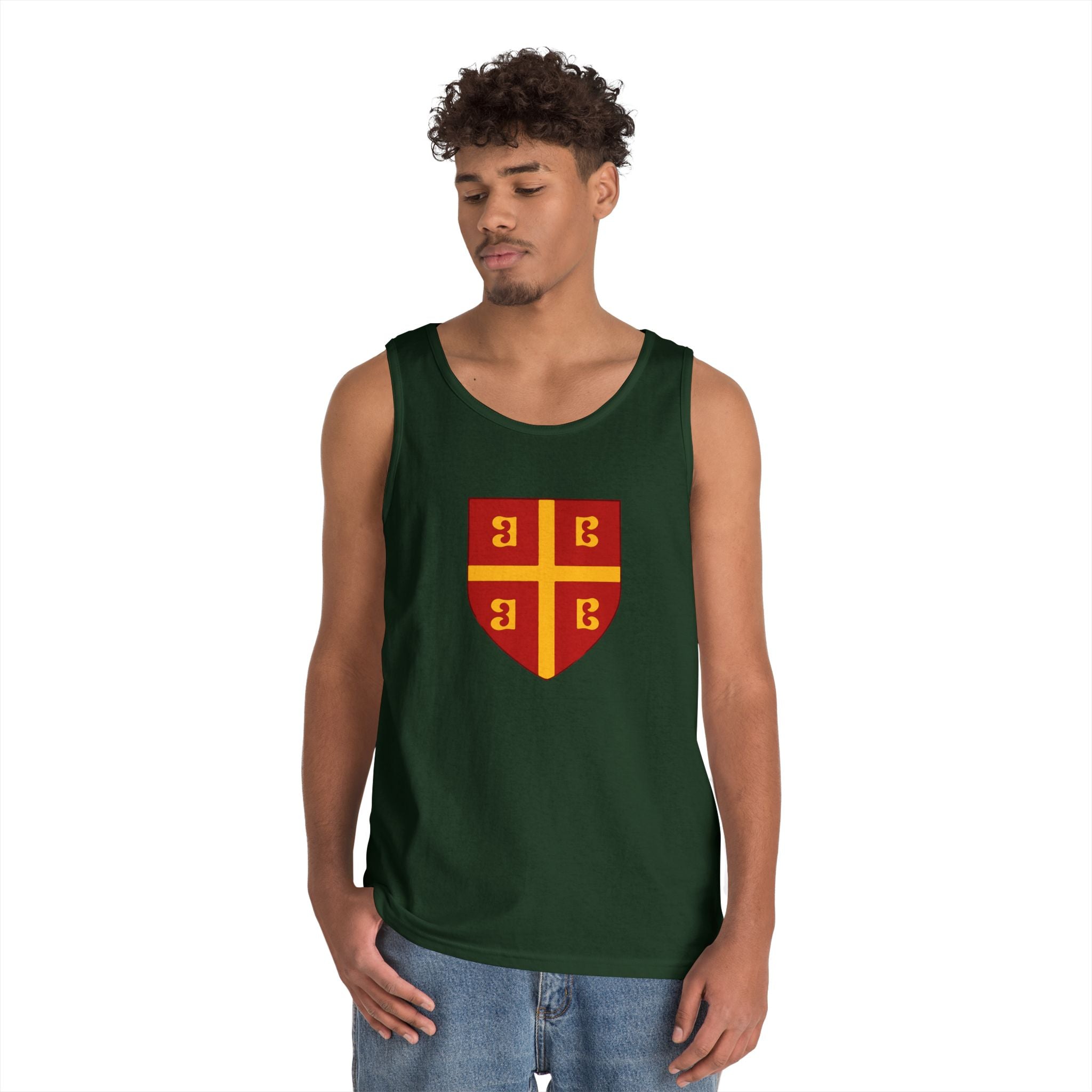 Byzantine Shield Crest Unisex Heavy Cotton Tank Top
