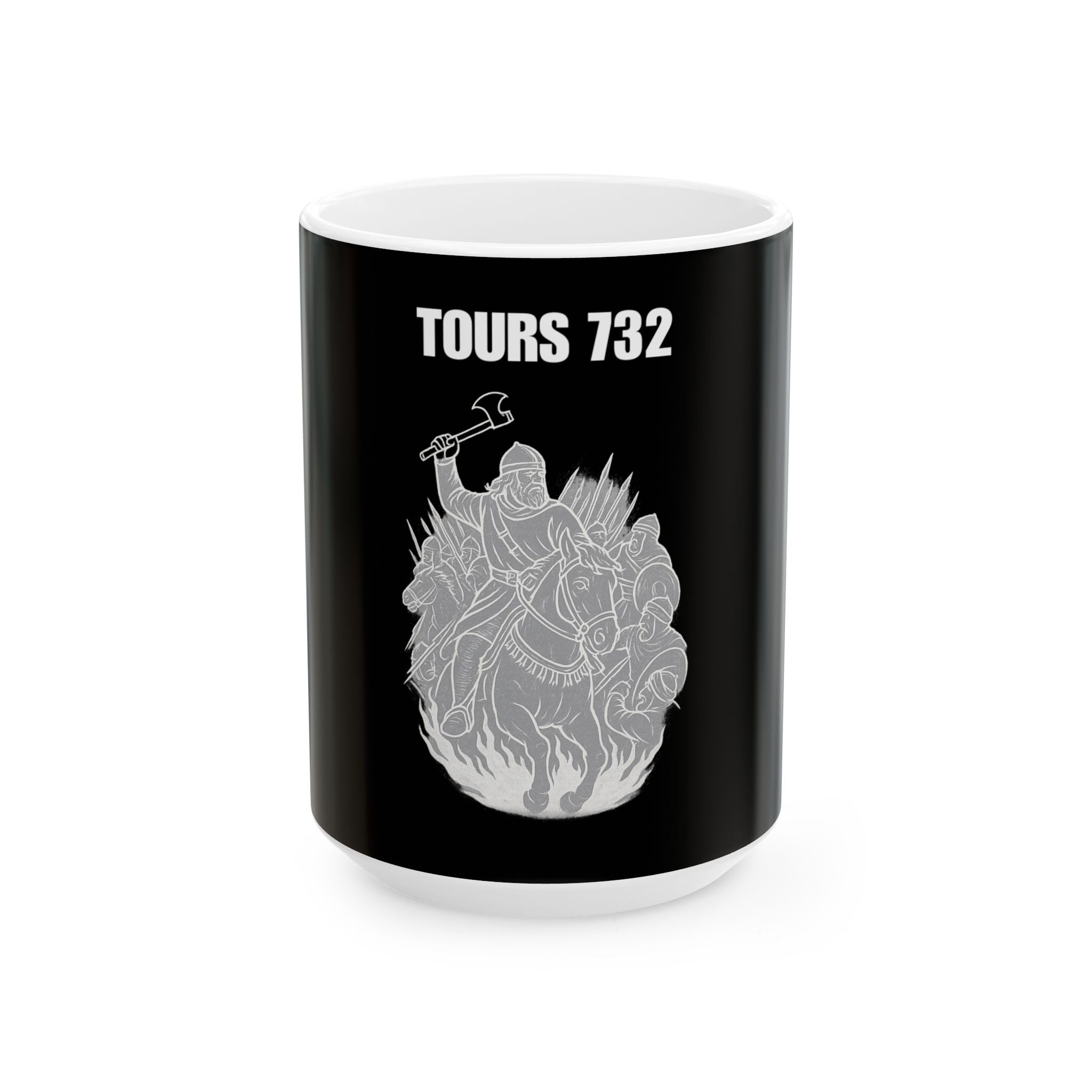 Historic Battle Battle of Tours Charles "The Hammer" Martel Ceramic Mug