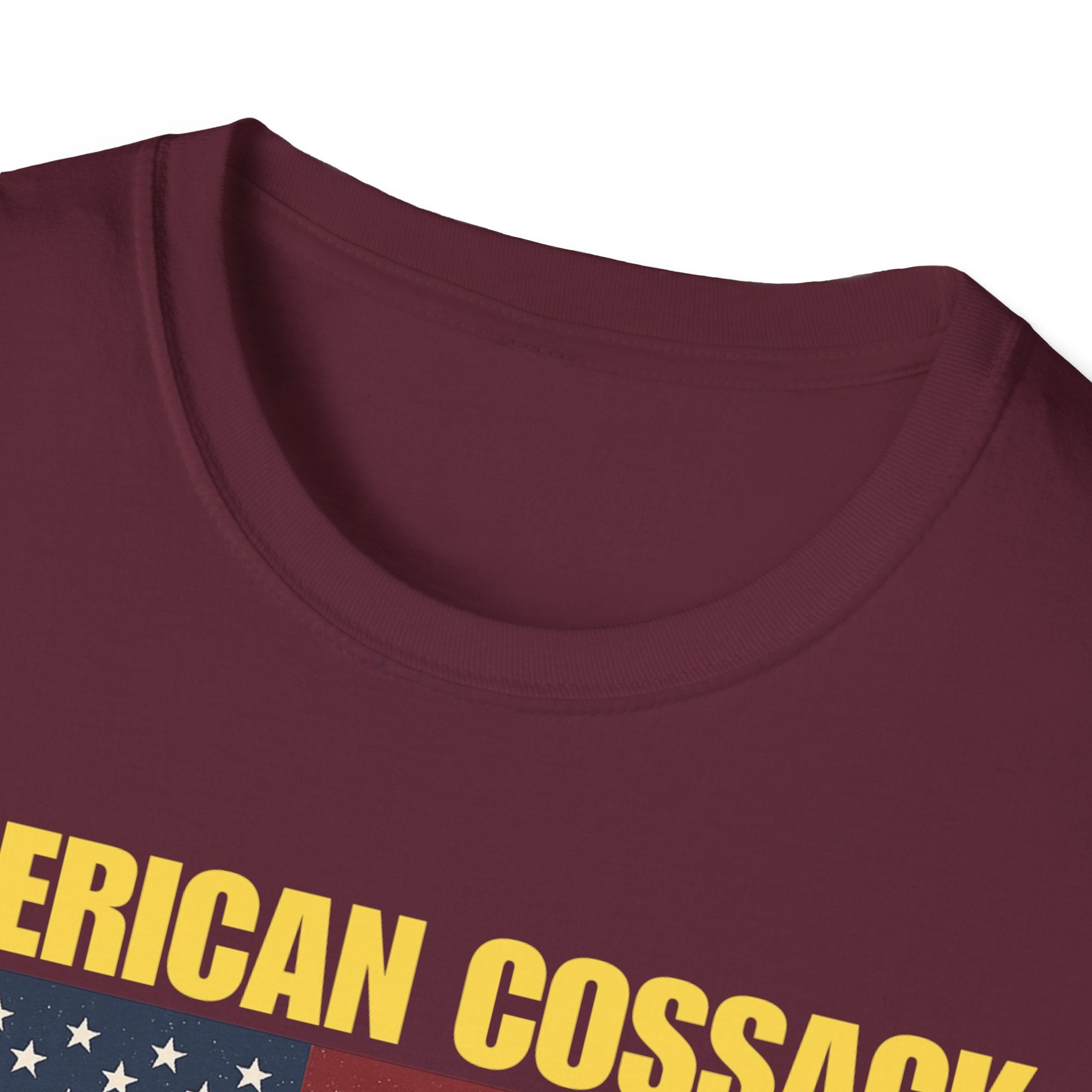 Patriotic American Cossack Alt Design Softstyle T-Shirt