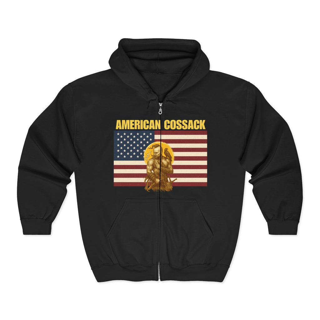 American Cossack Alt Design Full Zip Hoodie