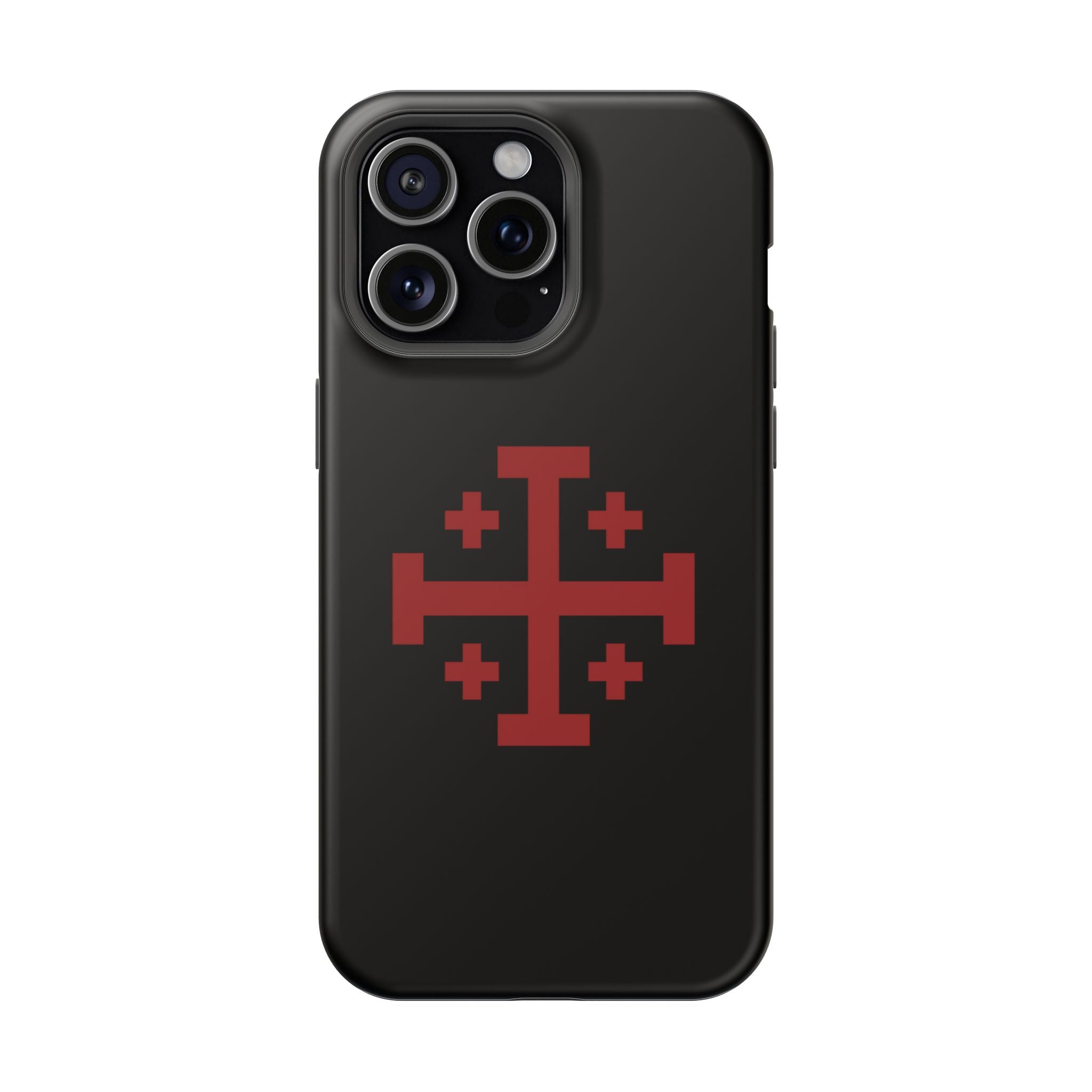 Cross Of Jerusalem Red Design Magnetic Impact-Resistant Cases