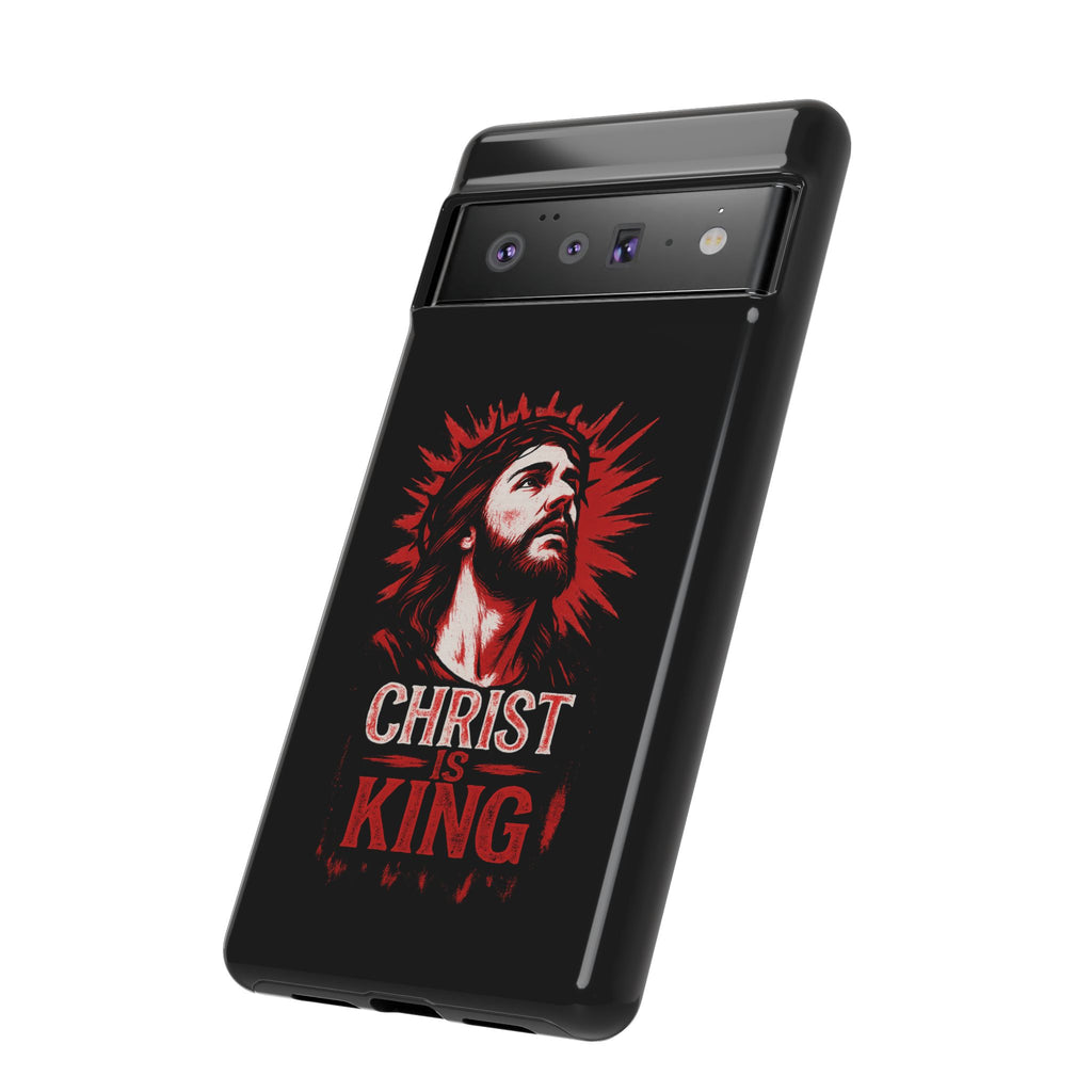 Christ is King Phone Case, Tough Phone Cover for Christian Faith