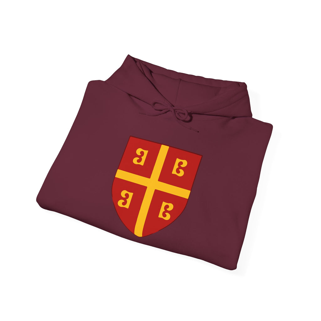 Byzantine Crest Shield Pull Over Hoodie Sweatshirt