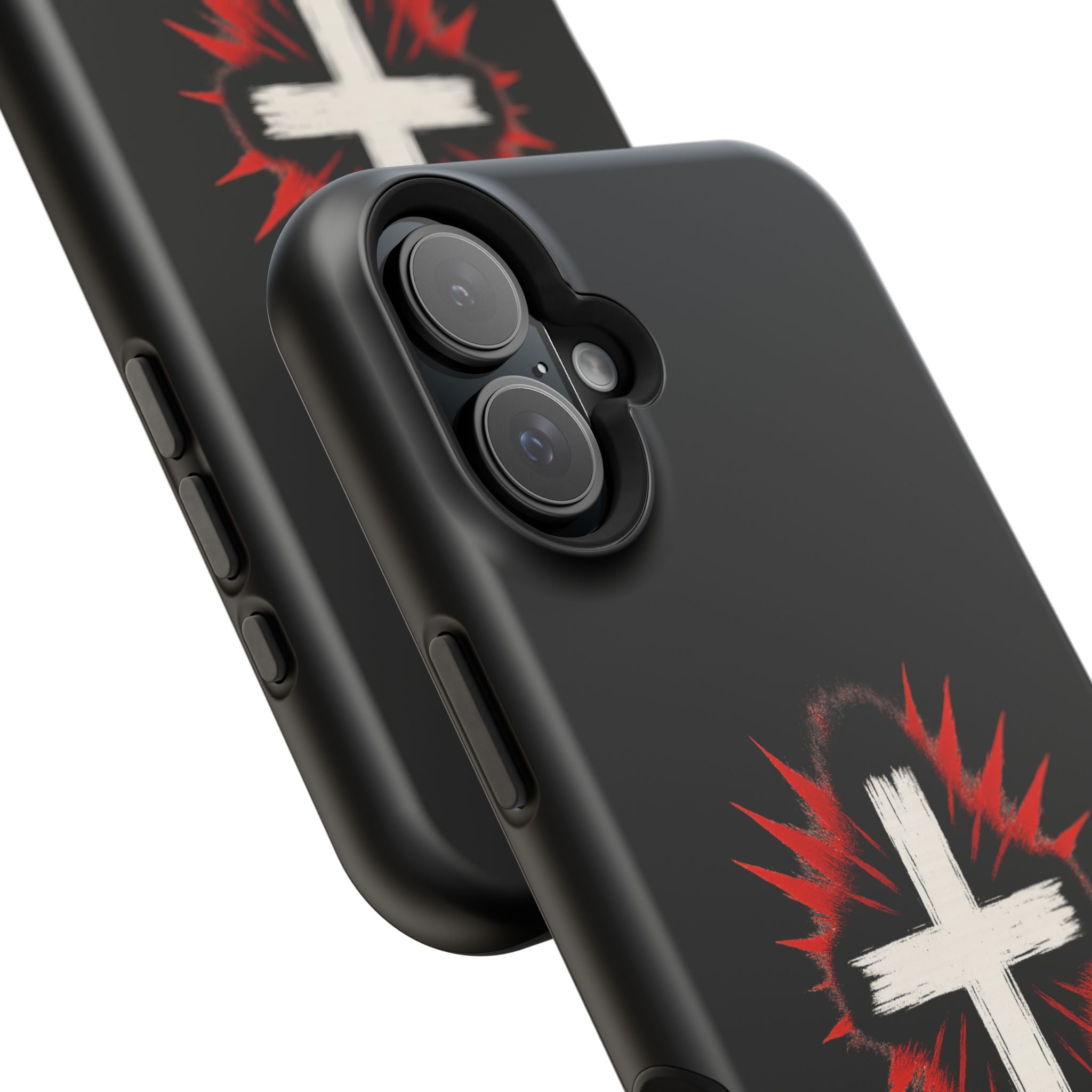 Crucifix Magnetic Impact Resistant Phone Case