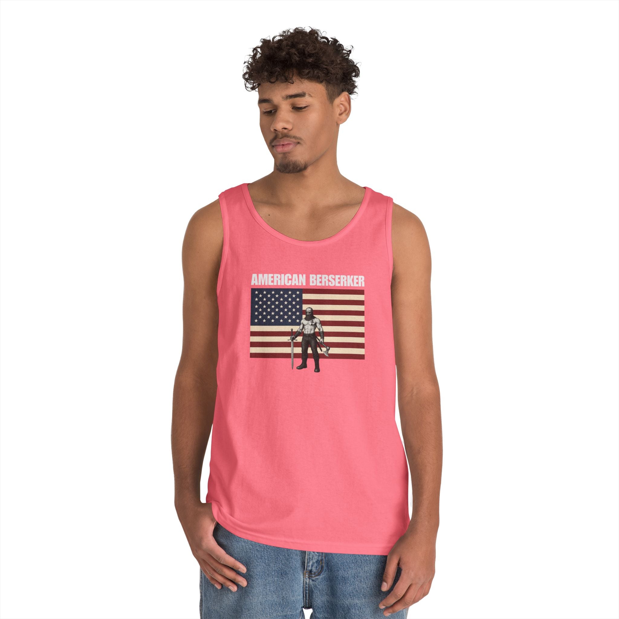 Bold American Berserker Heavy Cotton Tank Top