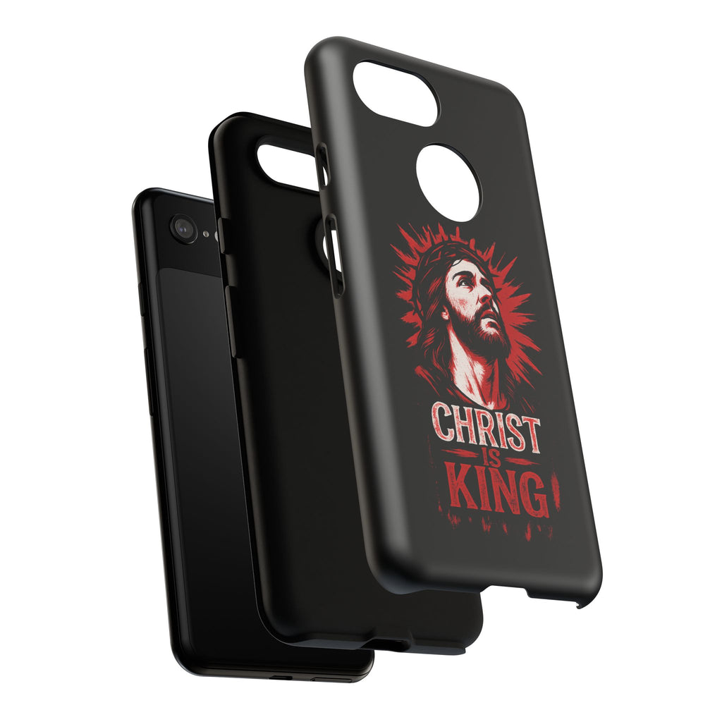 Christ is King Phone Case, Tough Phone Cover for Christian Faith