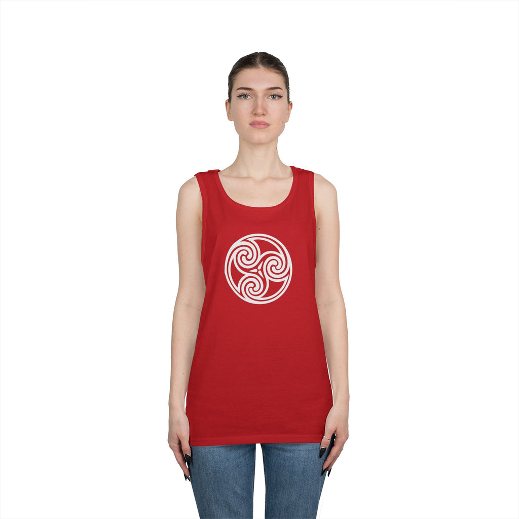 Triskele Symbol Unisex Heavy Cotton Tank Top
