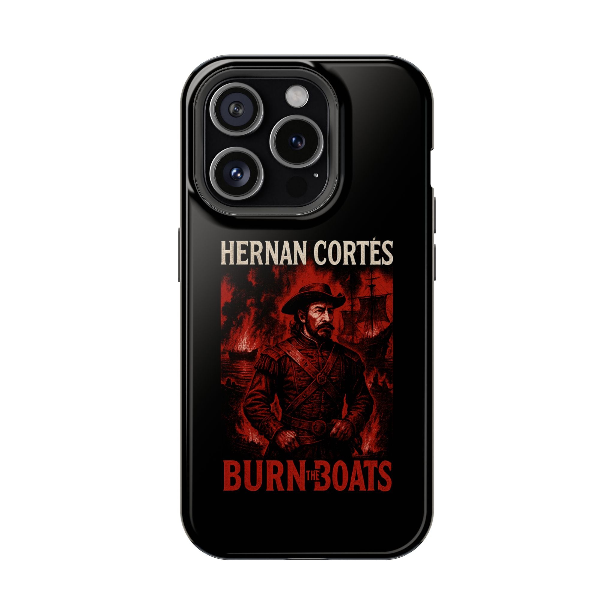 Hernan Cortes Impact-Resistant Magnetic Phone Case