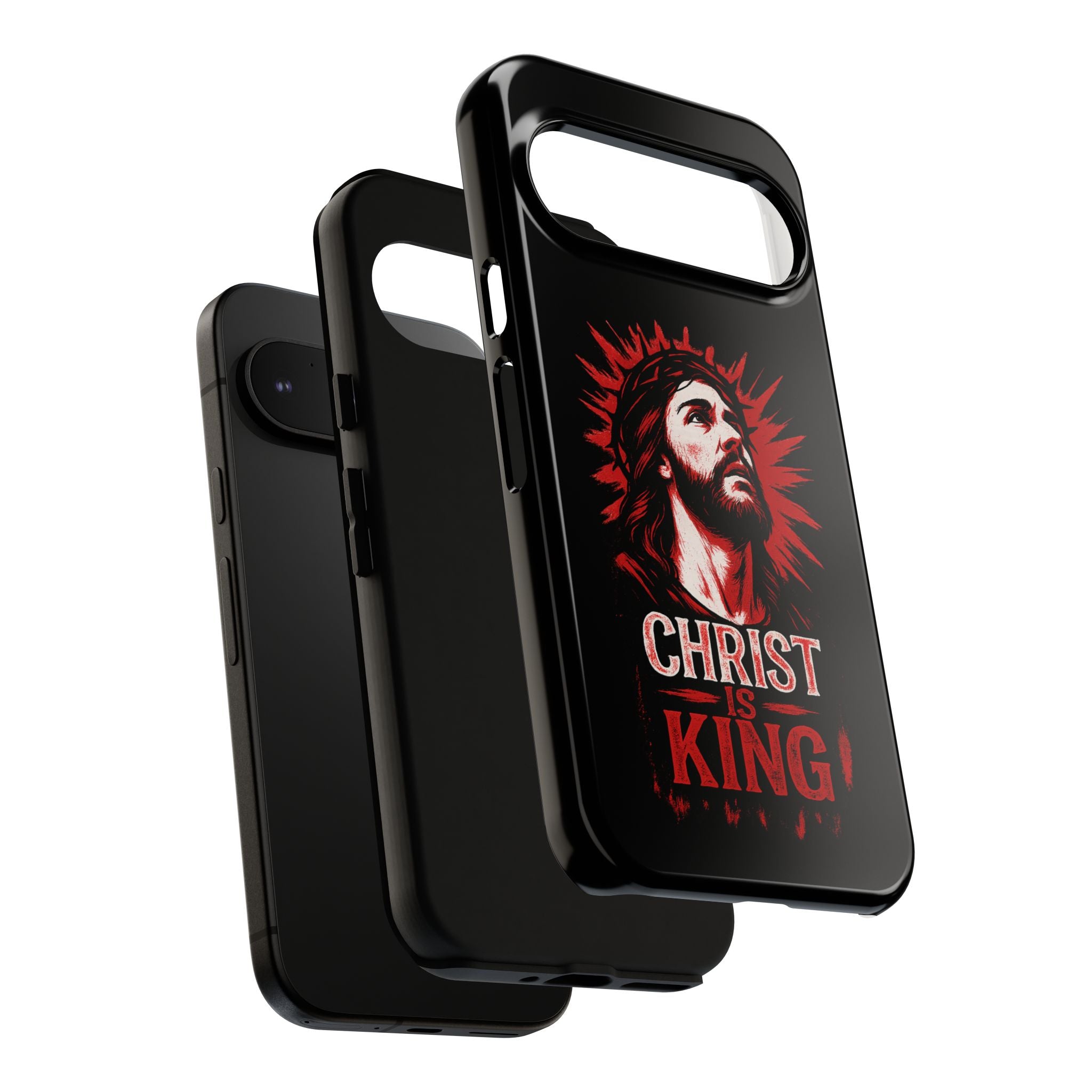 Christ is King Phone Case, Tough Phone Cover for Christian Faith