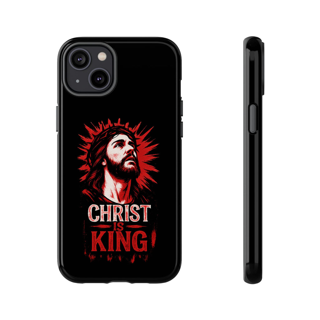 Christ is King Phone Case, Tough Phone Cover for Christian Faith