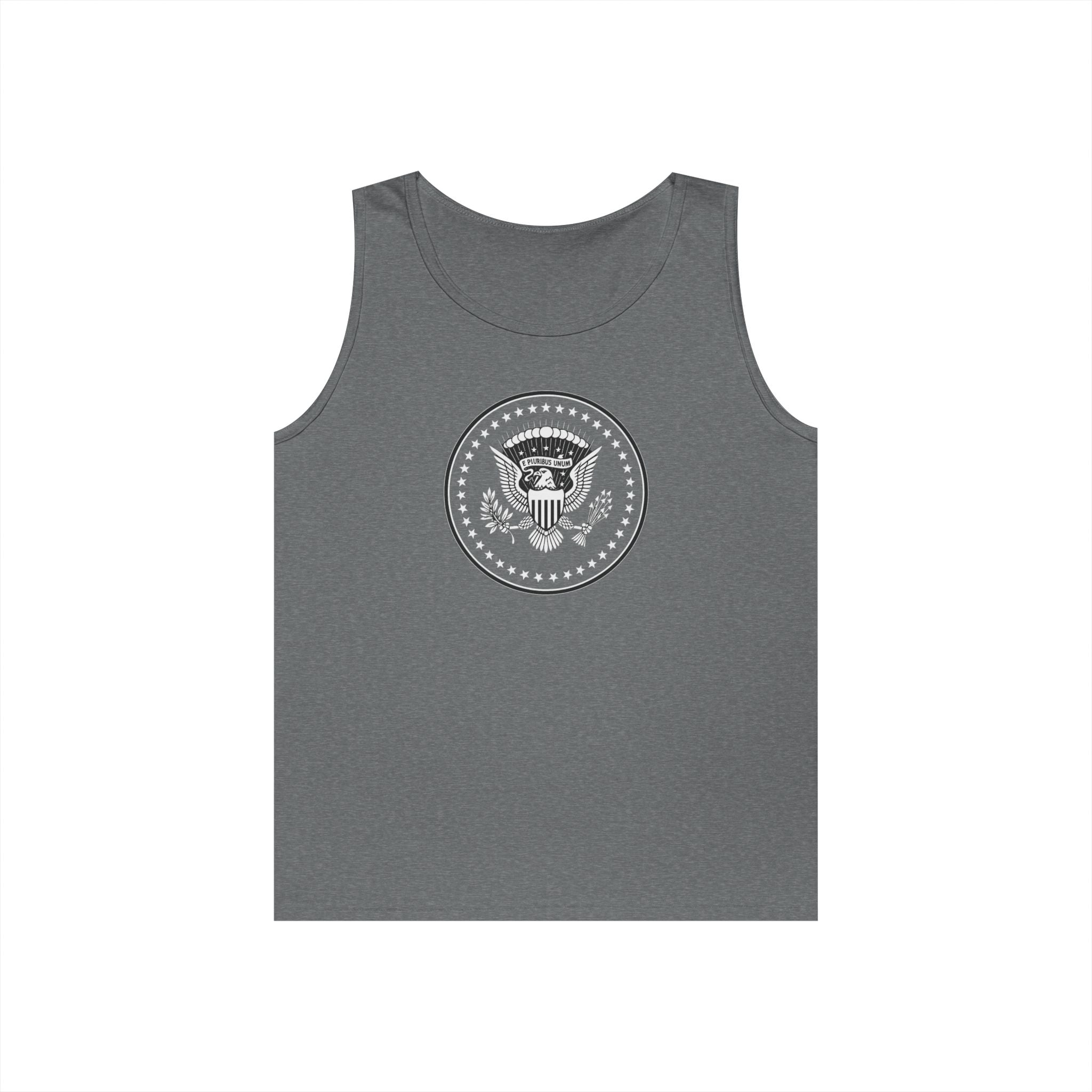 American Eagle Presidential Seal Transparent Design Unisex Heavy Cotton Tank Top