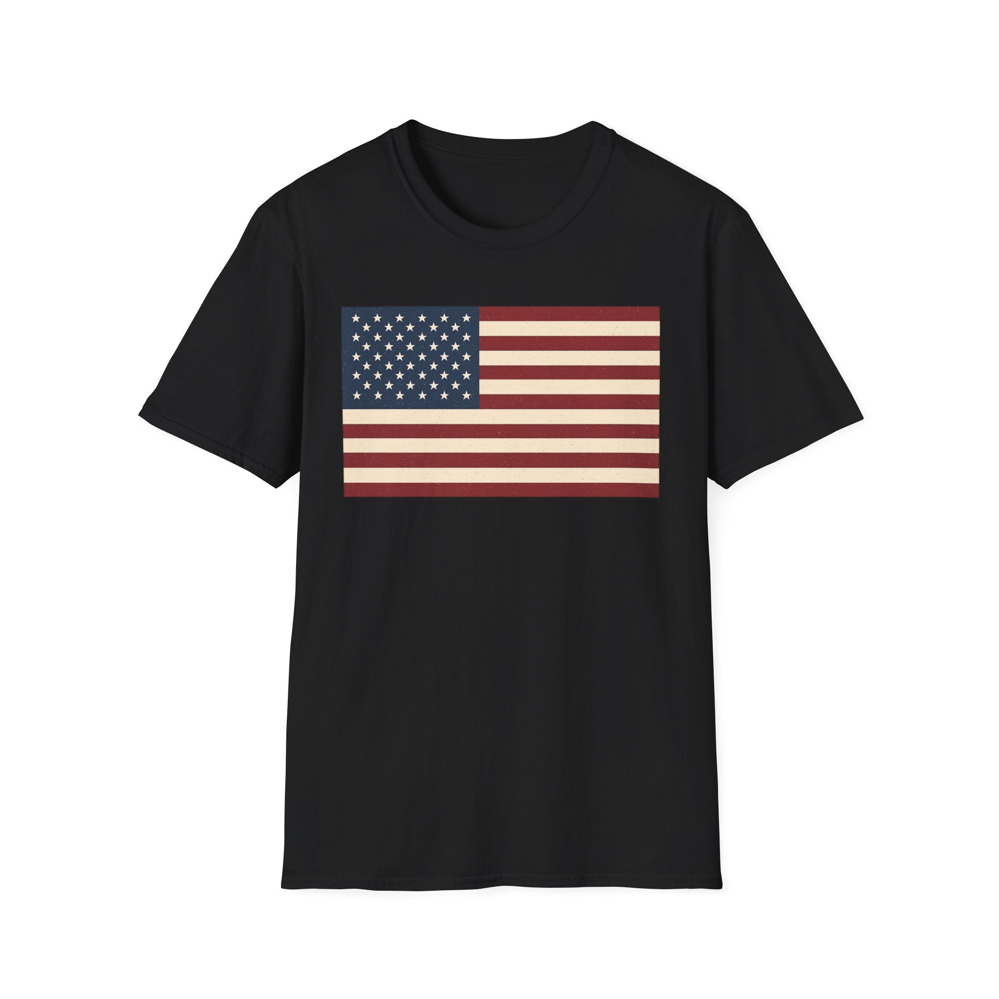 American Flag Softstyle Cotton Shirt T-Shirt