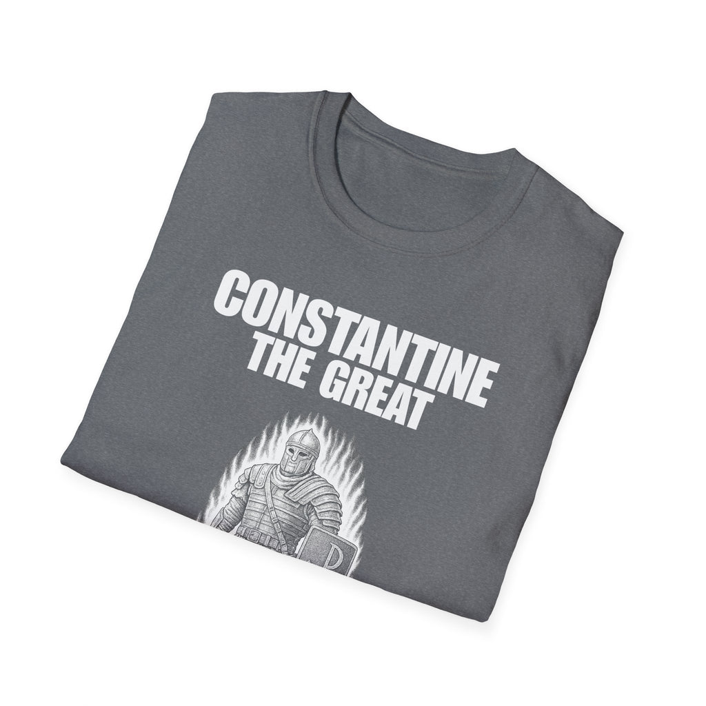 Constantine the Great White Design Unisex Softstyle T-Shirt