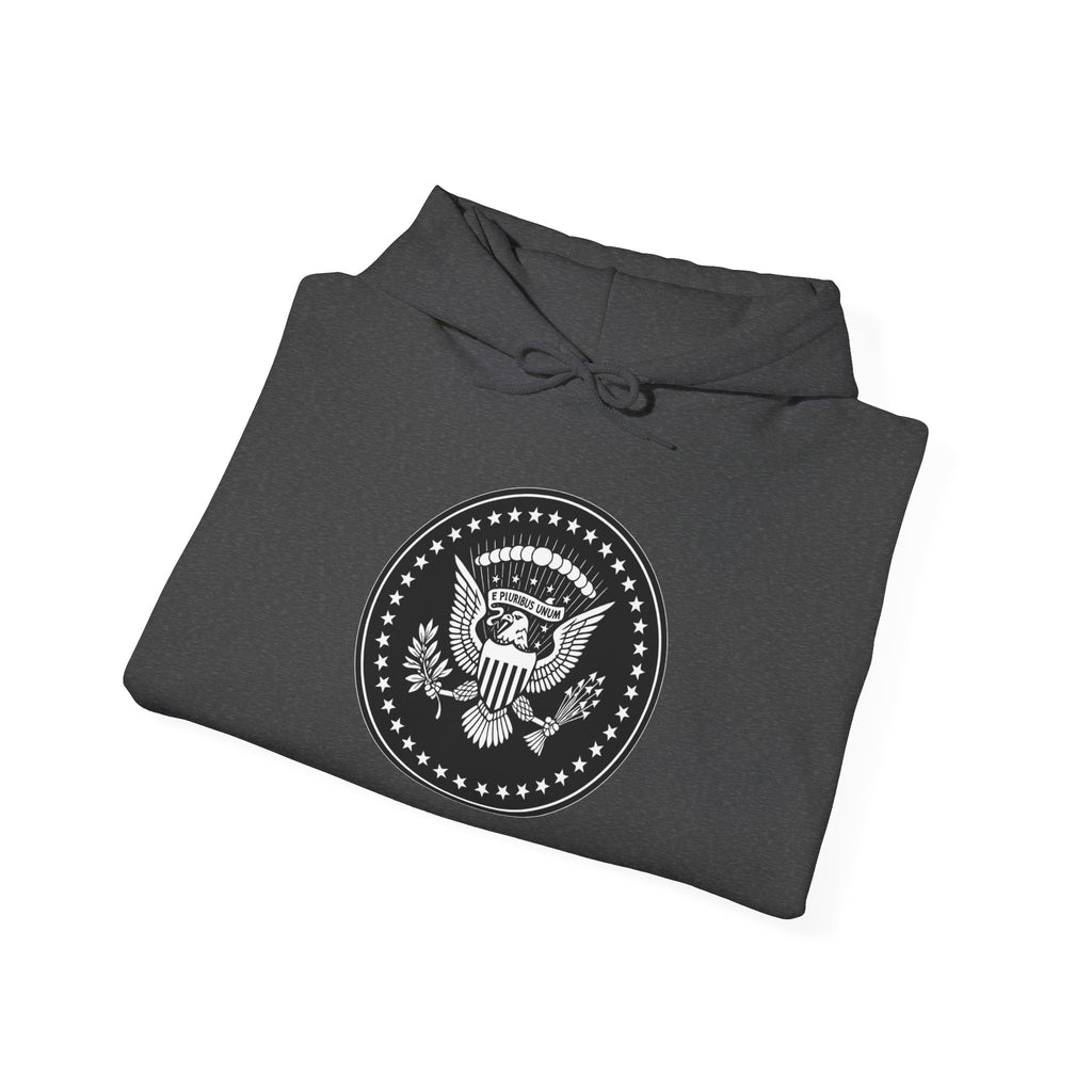 Presidential Seal American Eagle Graphic Pull Over Hoodie Sweatshirt