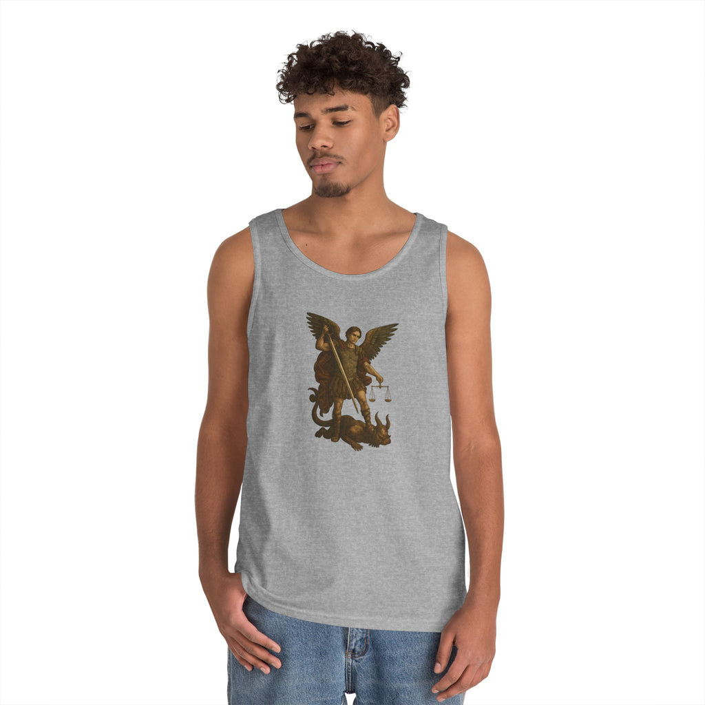 Michael The Arch Angel (No Text) Heavy Cotton Tank Top