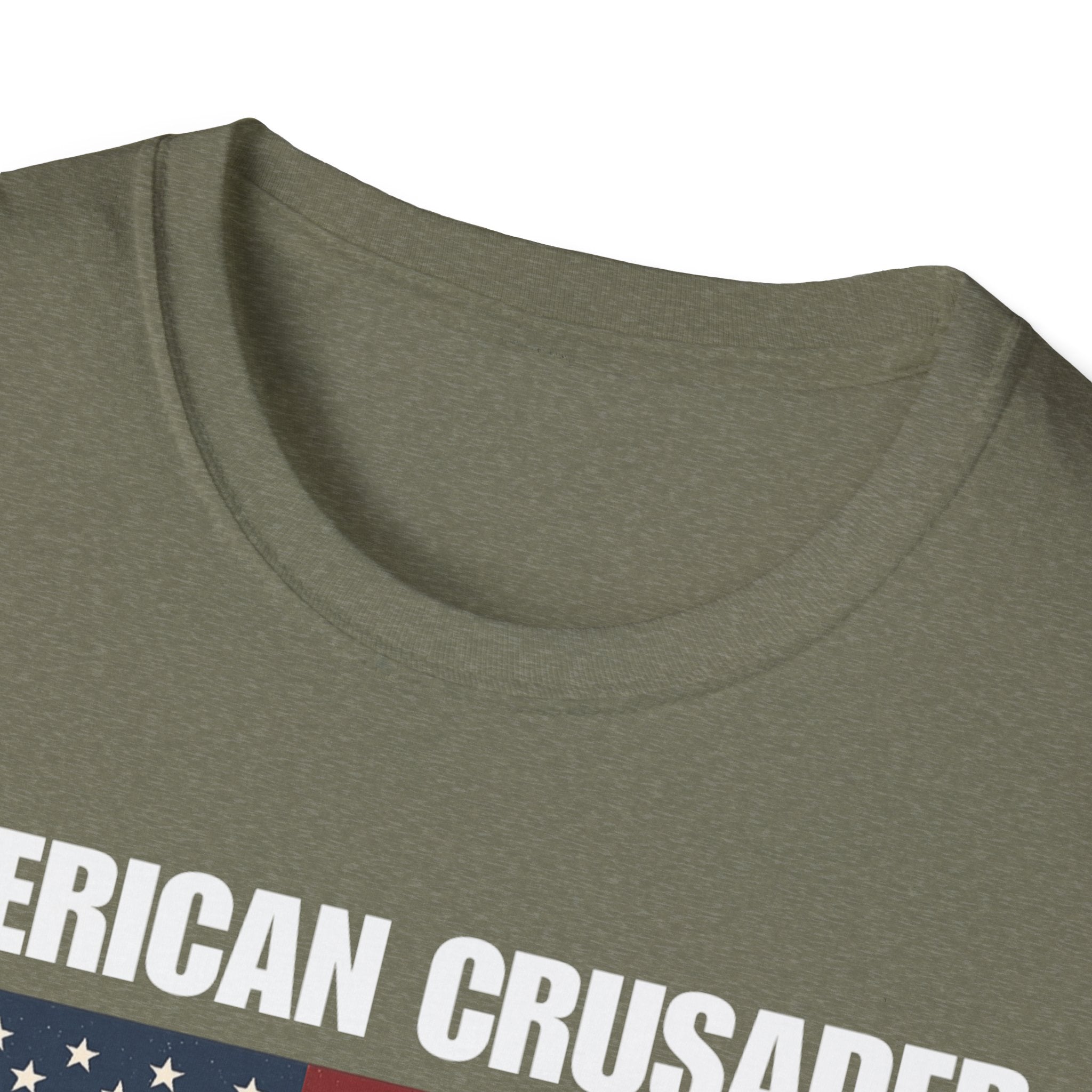 American Crusader Alt Color Design Softstyle Cotton T-Shirt