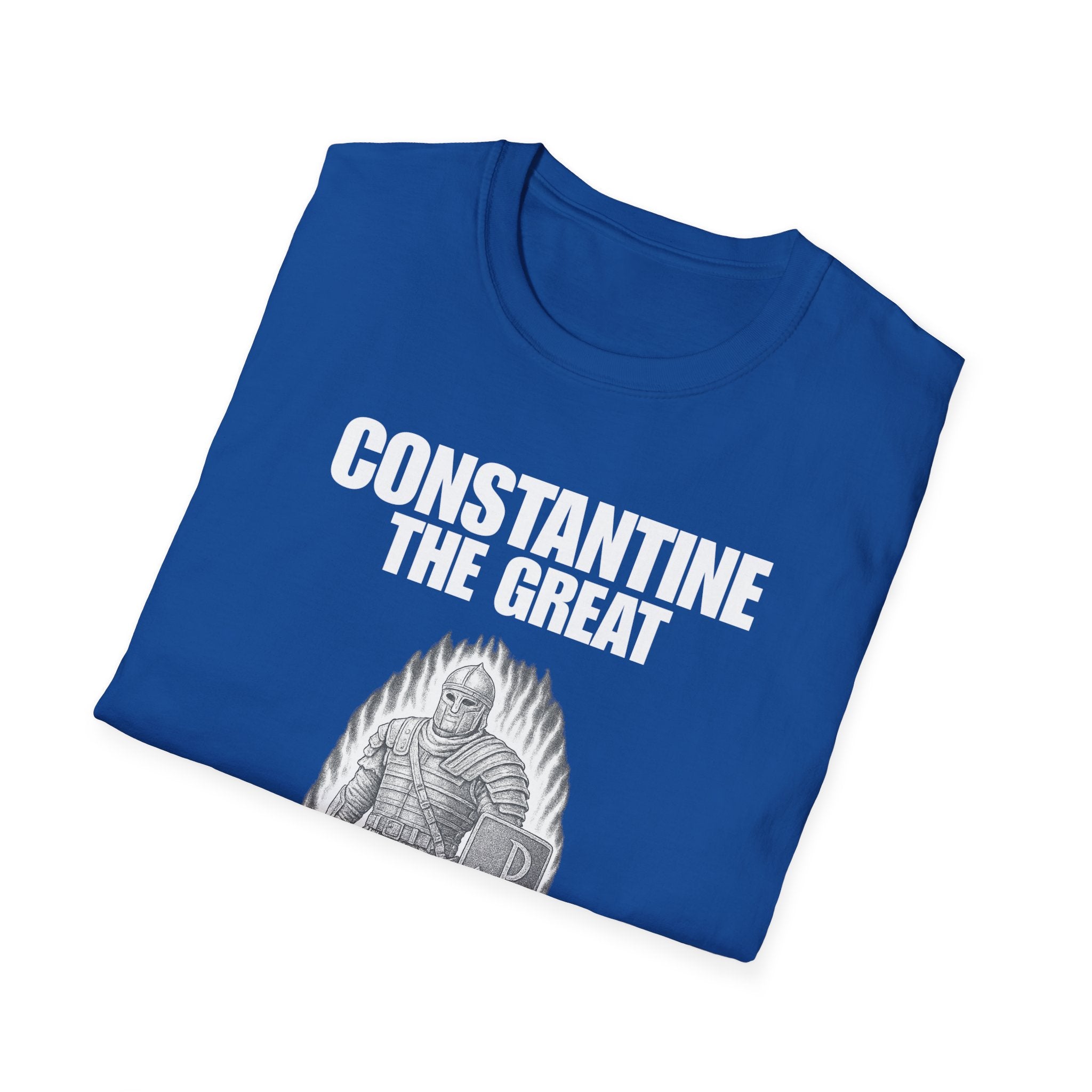 Constantine the Great White Design Unisex Softstyle T-Shirt