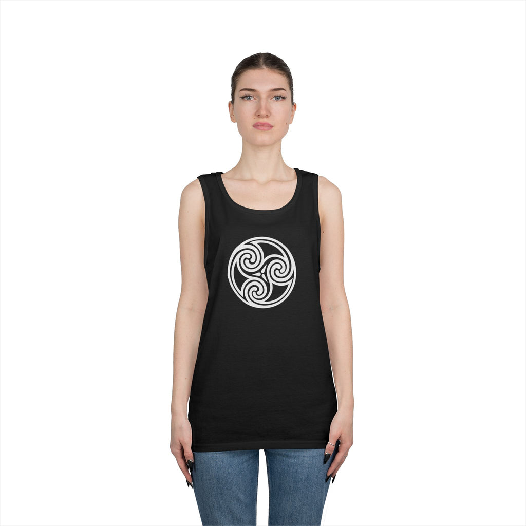 Triskele Symbol Unisex Heavy Cotton Tank Top