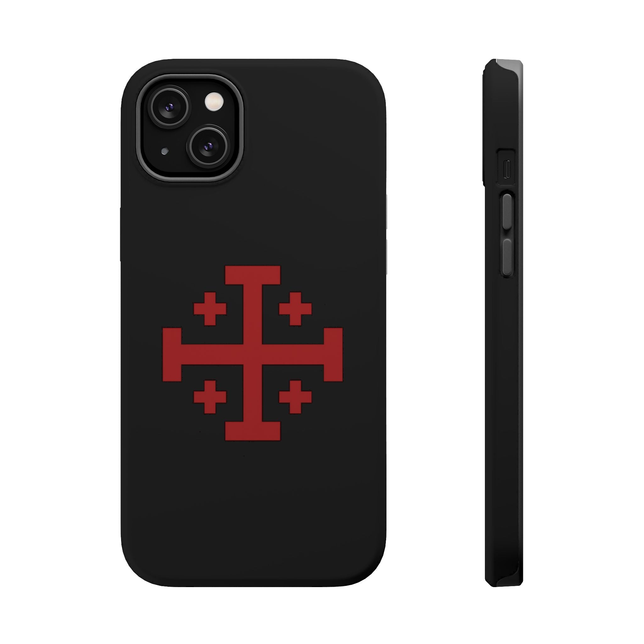 Cross Of Jerusalem Red Design Magnetic Impact-Resistant Cases