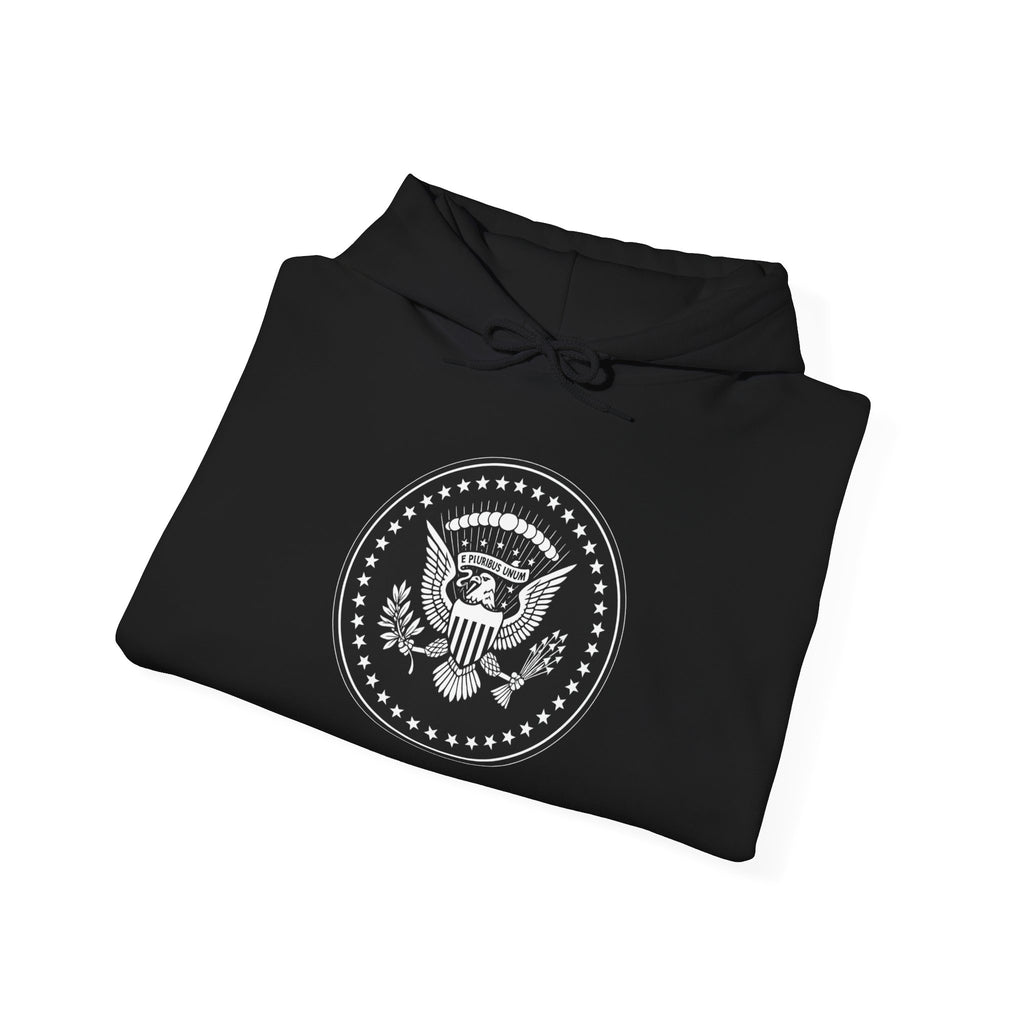 Presidential Seal American Eagle Graphic Pull Over Hoodie Sweatshirt
