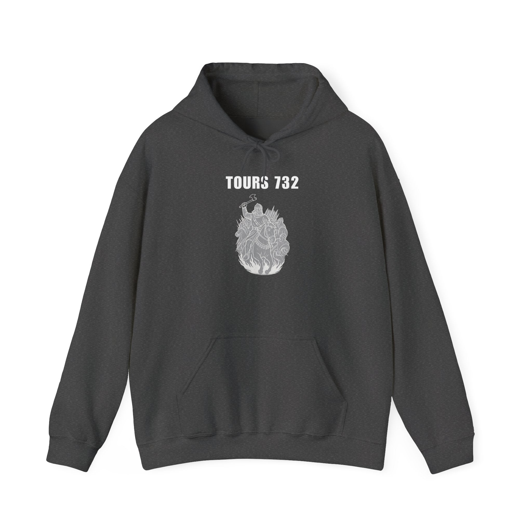 Battle of Tours 732 AD Charles "The Hammer" Martel Pull Over Hoodie Sweatshirt