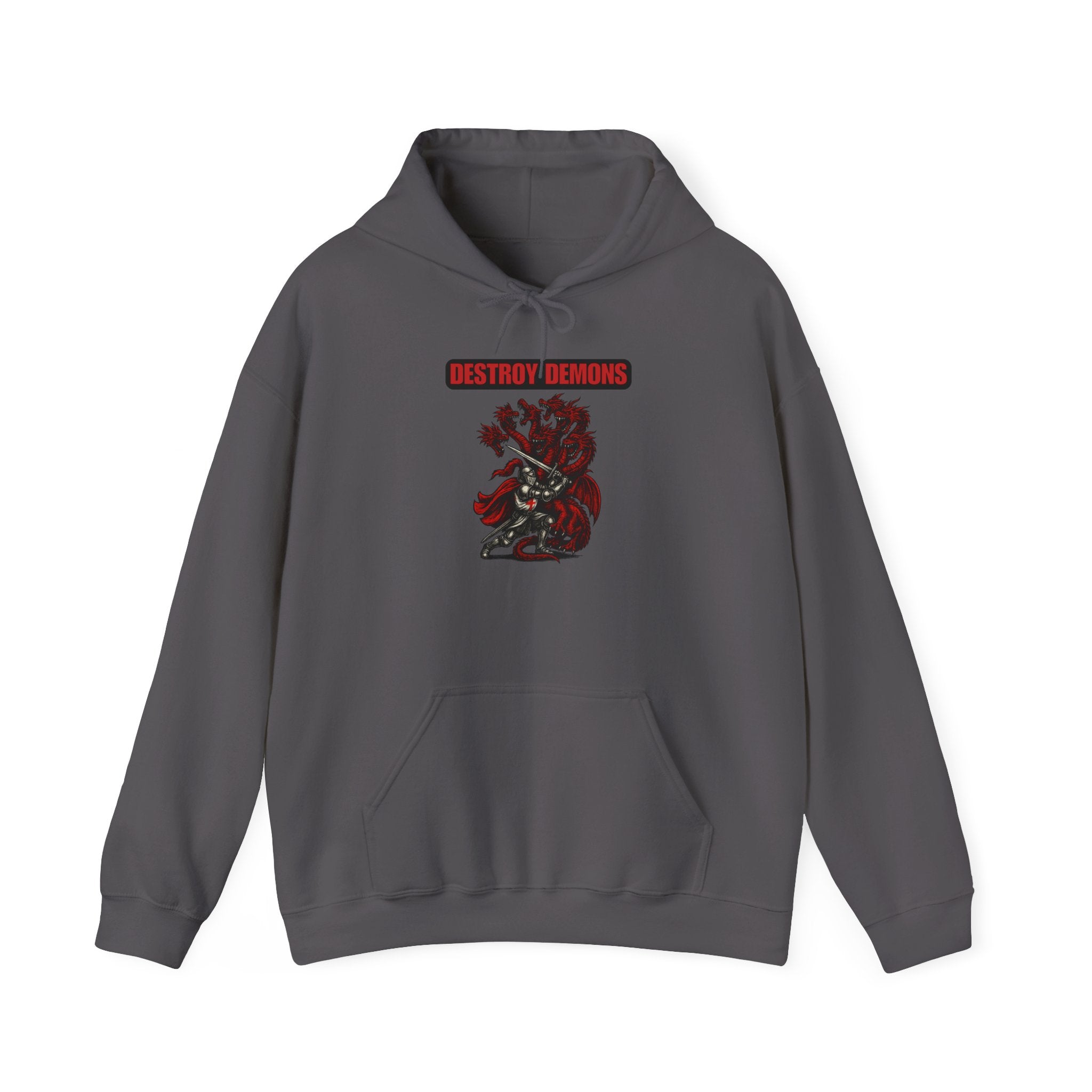 Destroy Demons Crusader Vs Great Red Dragon Hoodie Sweatshirt