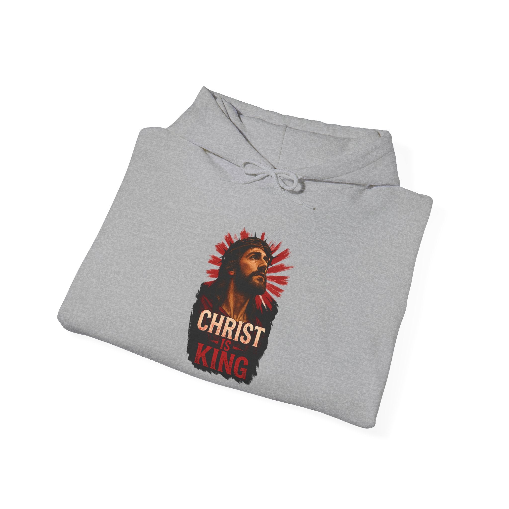 Christ Is King Unisex Hoodie, Christ Is King Hooded Sweatshirt