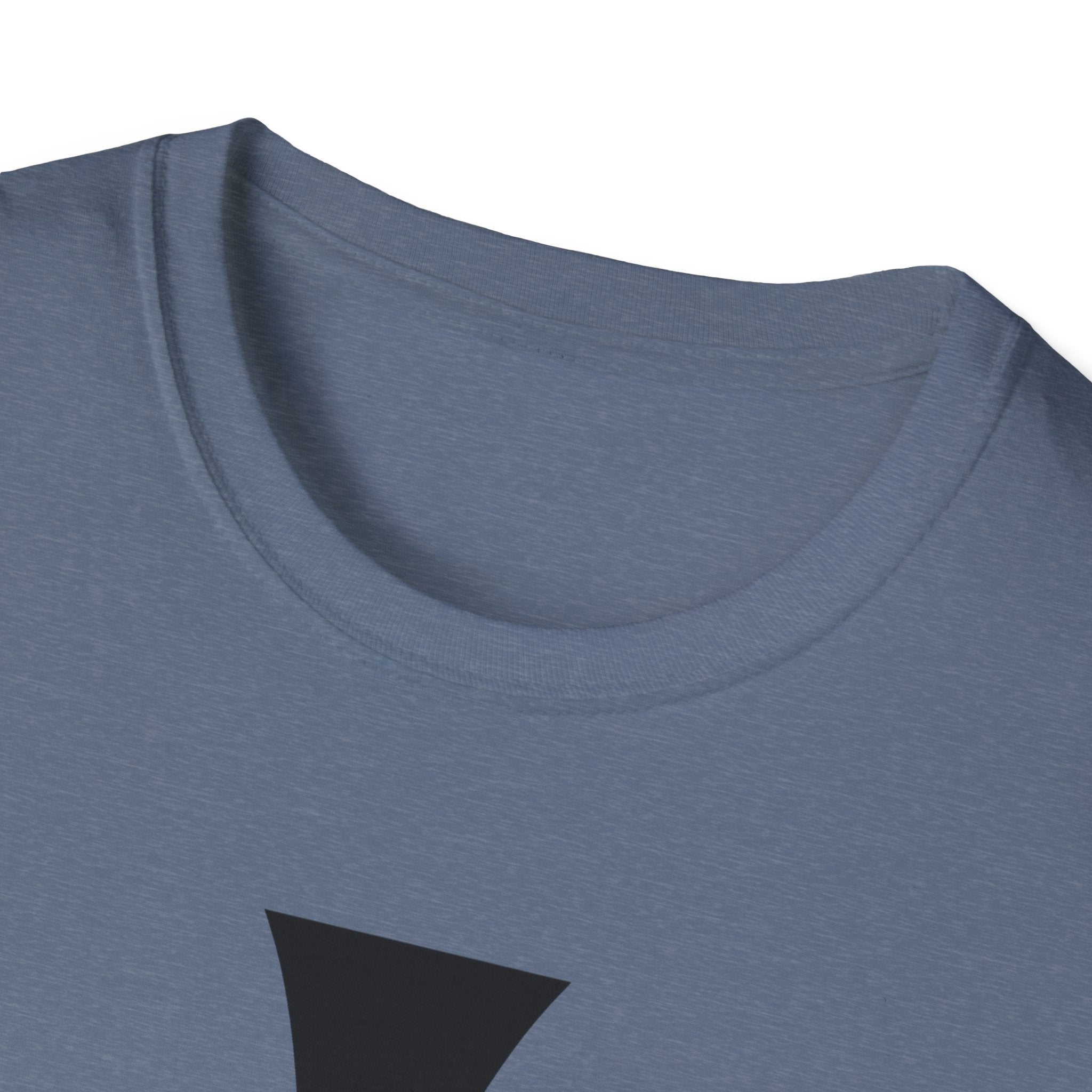 Teutonic Cross Black Design Softstyle Cotton T-Shirt