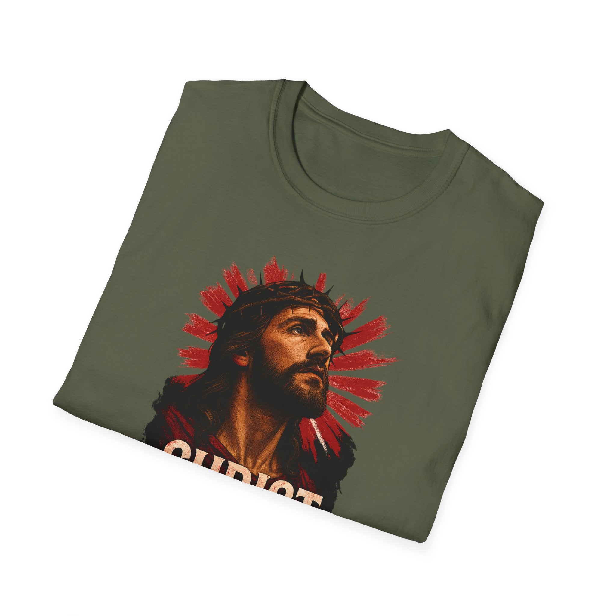 Christ is King Unisex Softstyle T-Shirt Alt Design