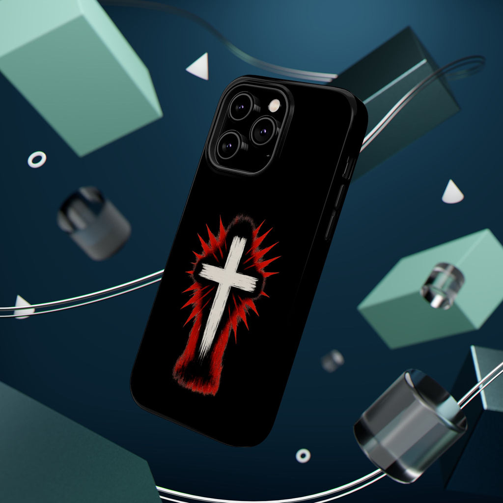 Crucifix Magnetic Impact Resistant Phone Case