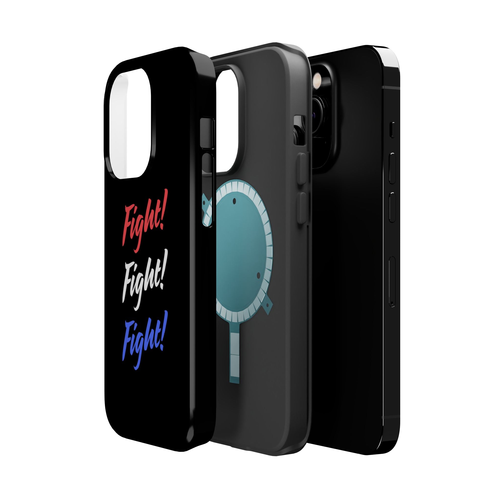 Magnetic Phone Cases, Motivational Phone Cover, Fight! Fight! Fight! Case, Personalized Phone Accessory, Unique Gift for Fighters
