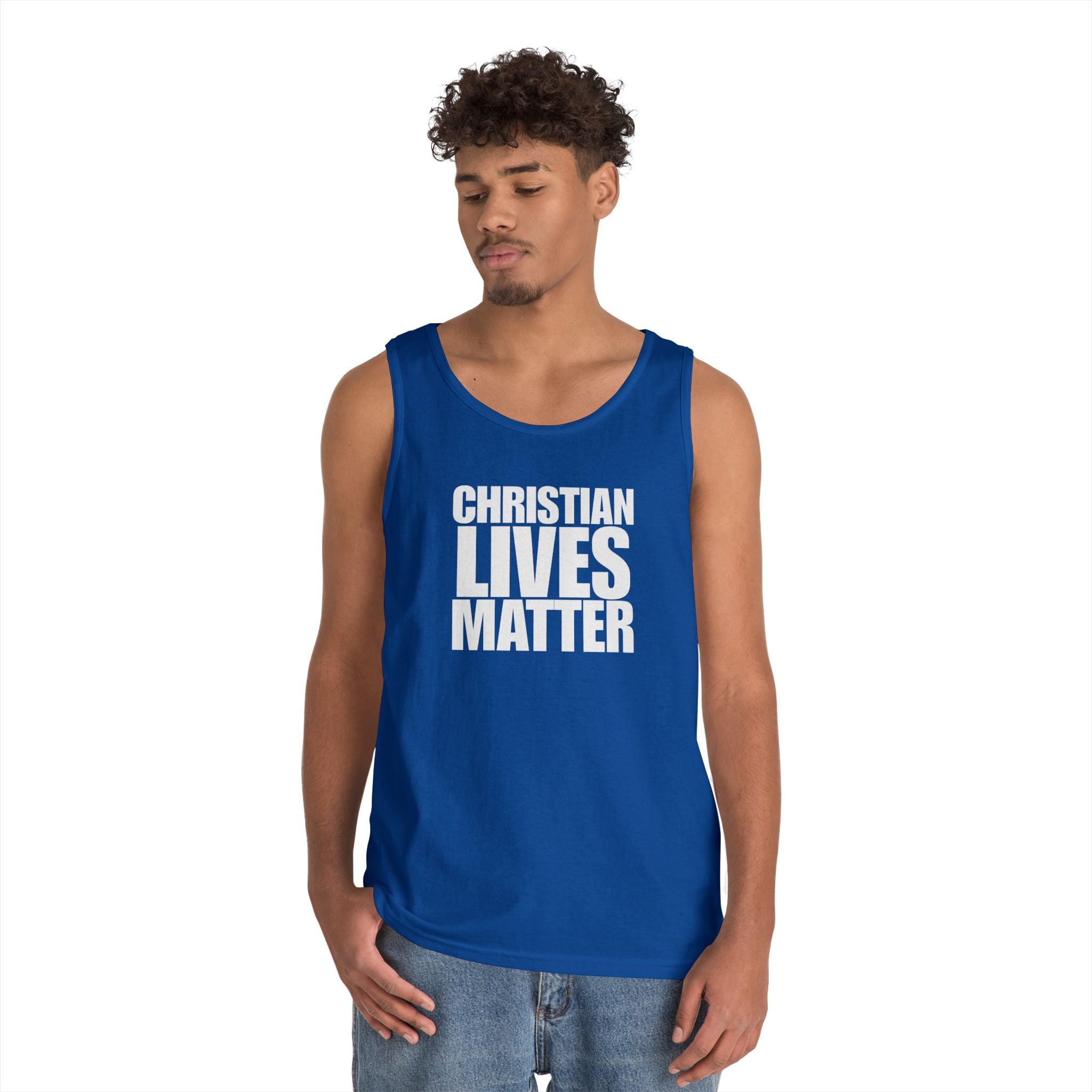 Christian Lives Matter Heavy Cotton Tank Top