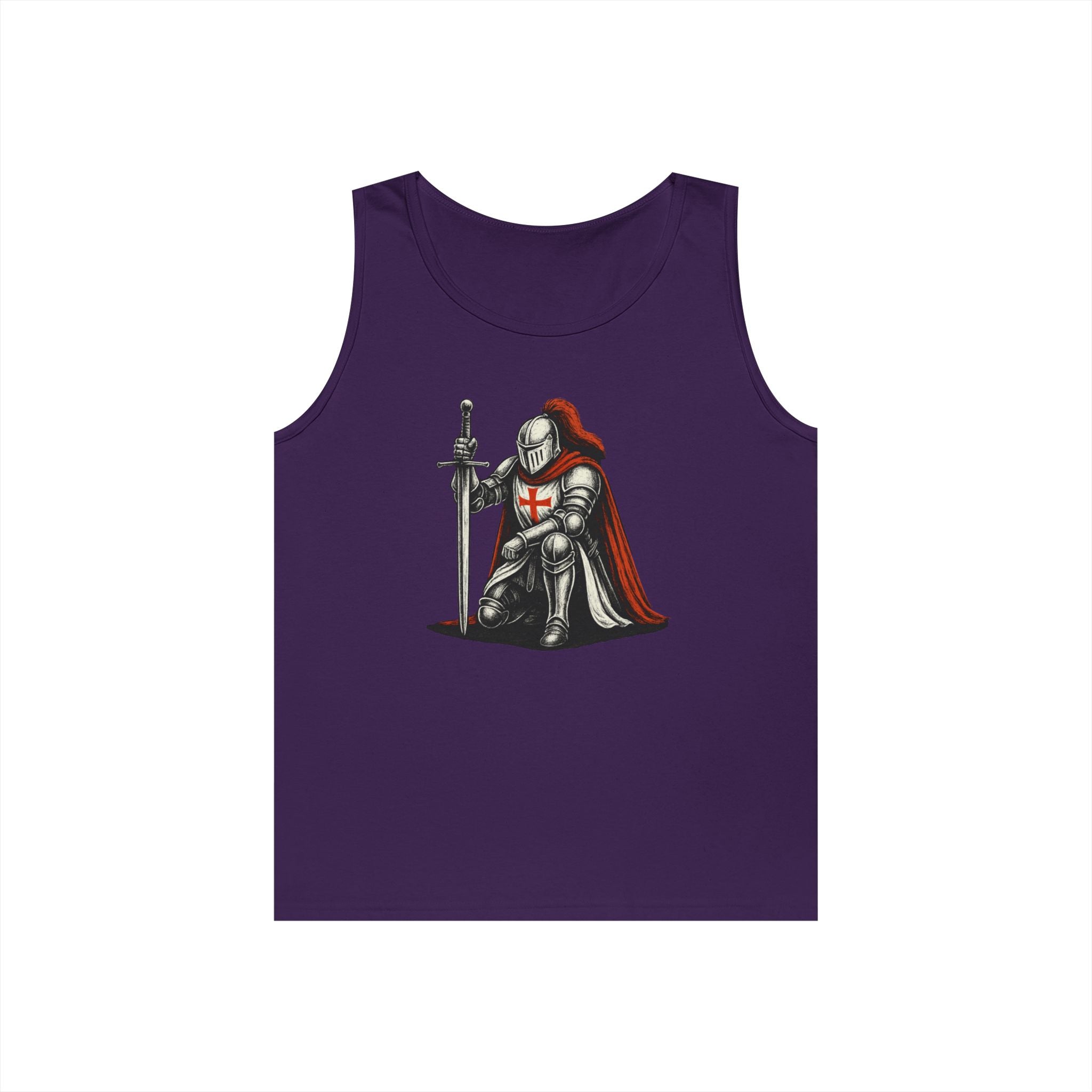 Crusader Knight Unisex Heavy Cotton Tank Top