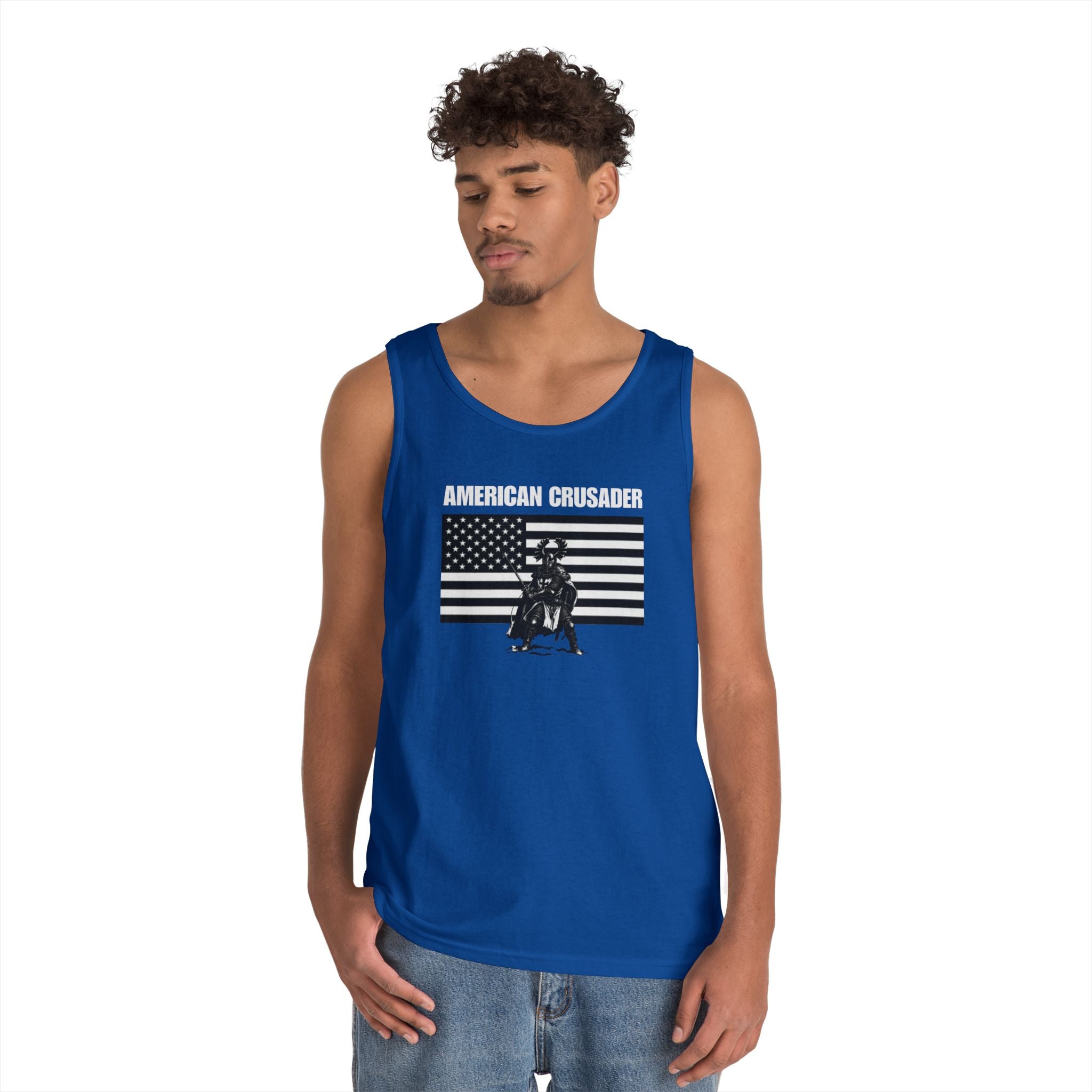 American Crusader Unisex Heavy Cotton Tank Top