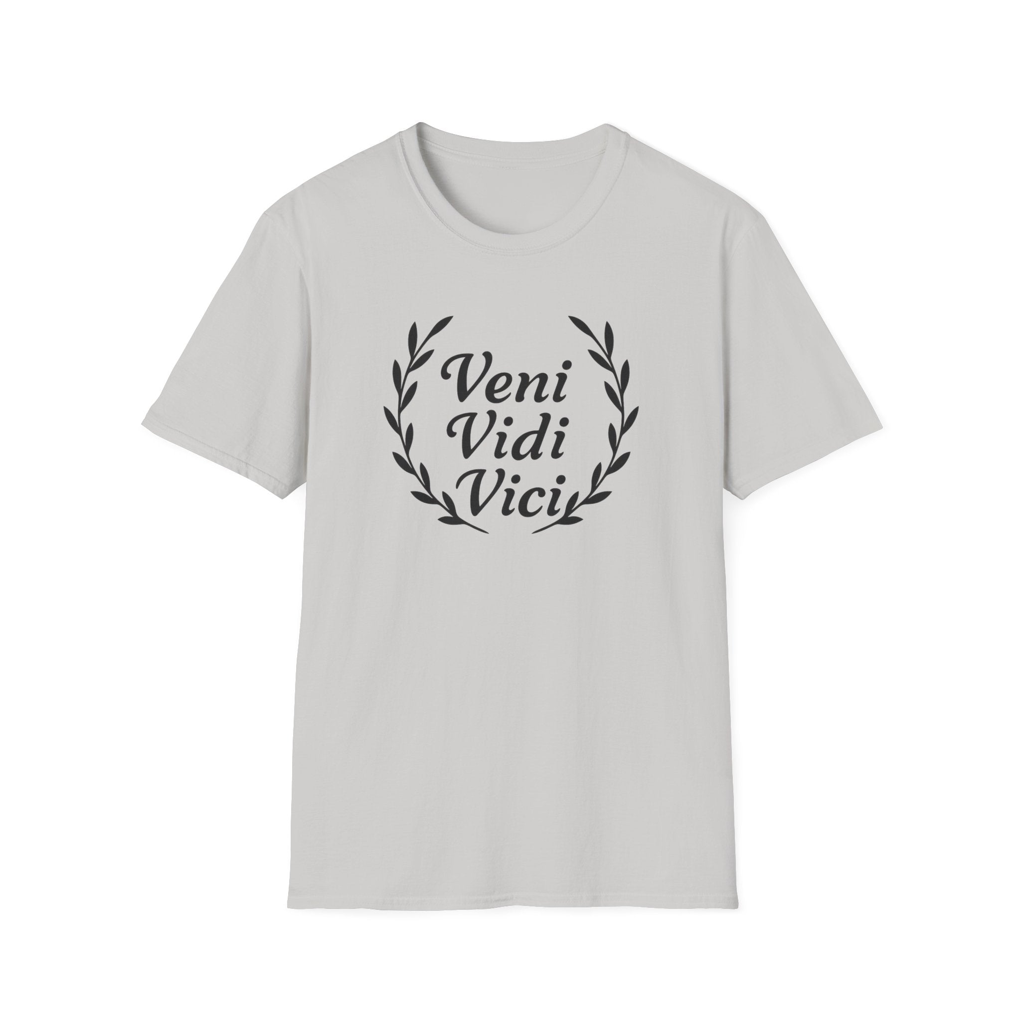 Veni Vidi Vici Black Design T-Shirt