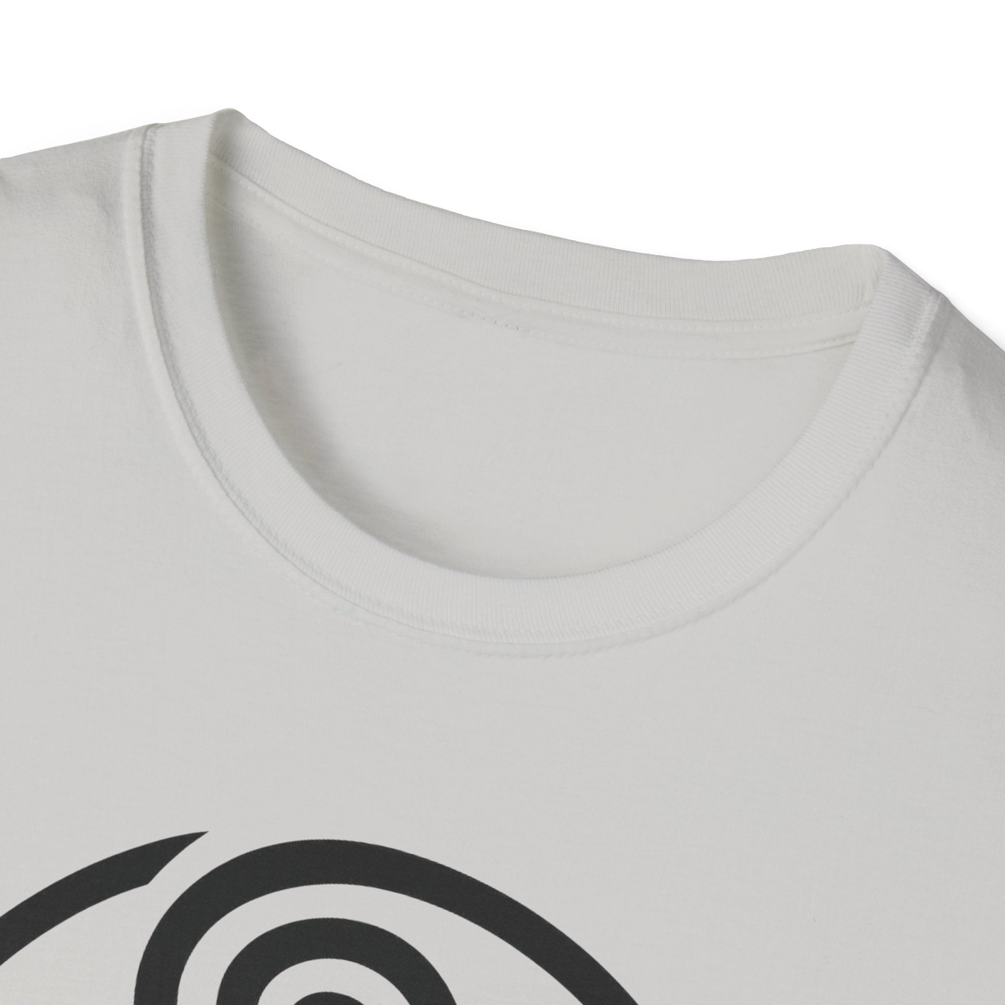 Celtic Spiral Triskele Symbol Alt Black Design Softstyle T-Shirt